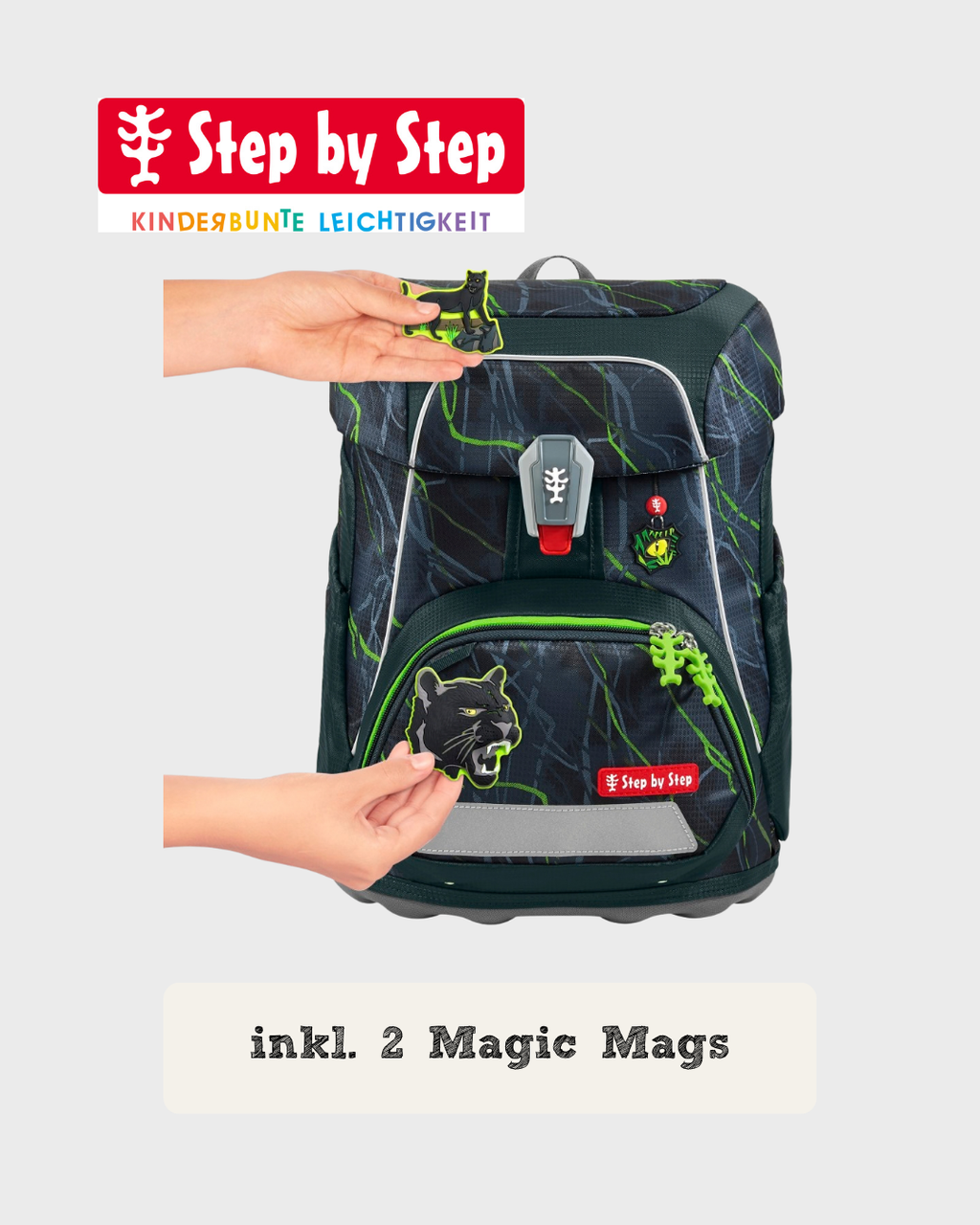 Step by Step FIT Schulranzen-Set "Danger Cat Chiko", 5-teilig