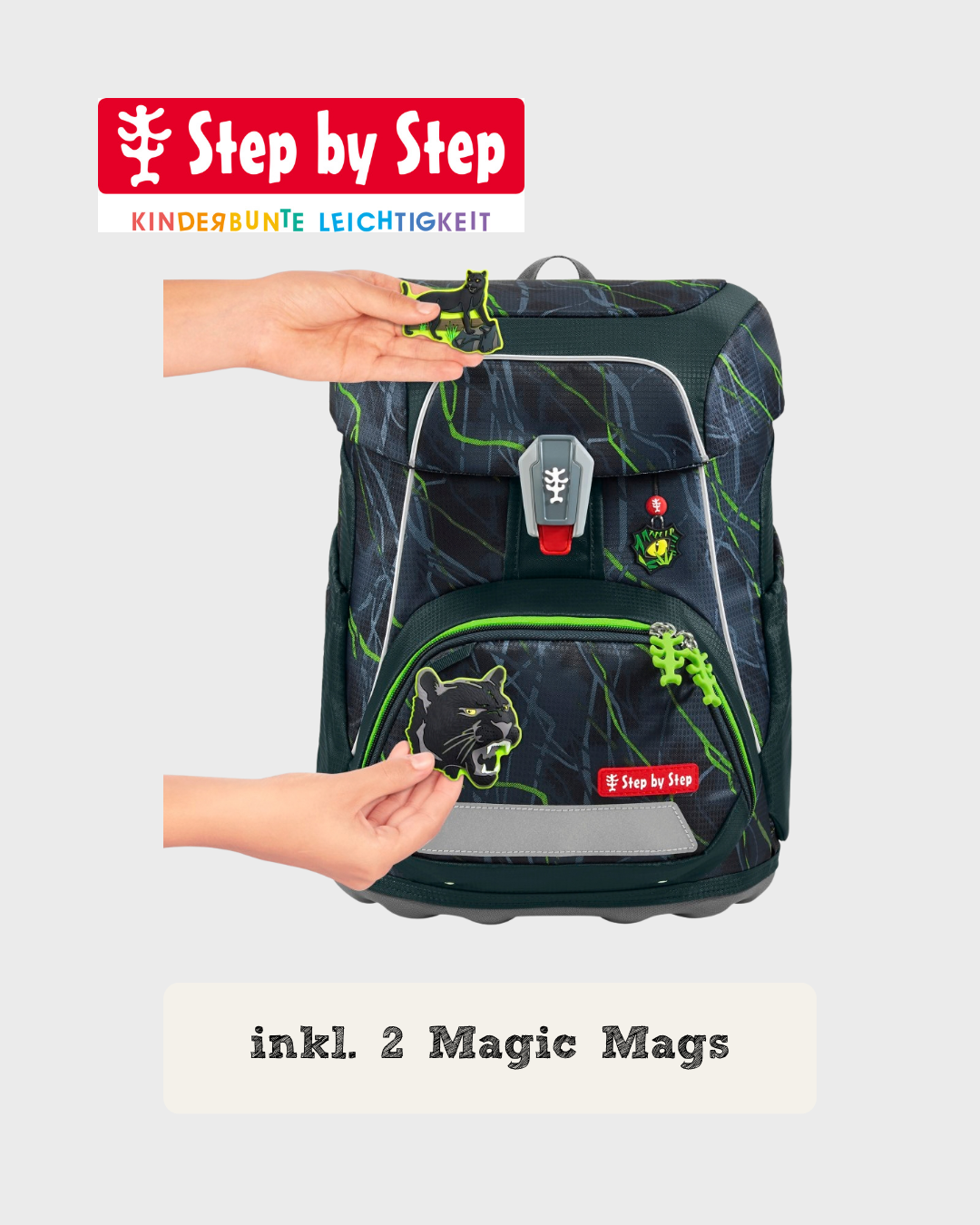 Step by Step FIT Schulranzen-Set "Danger Cat Chiko", 5-teilig