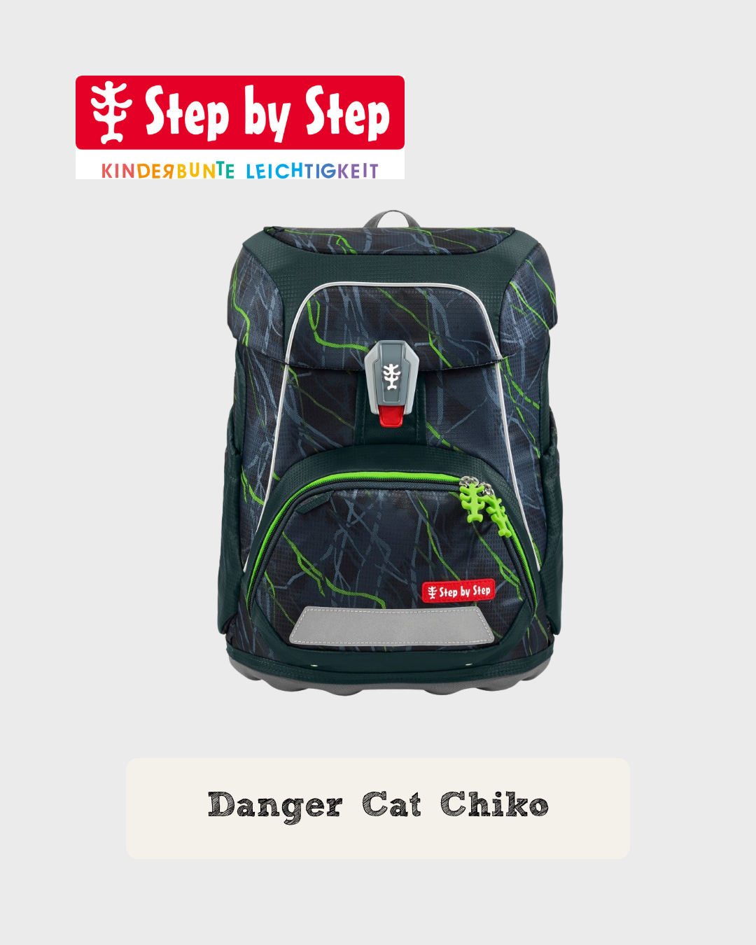 Step by Step FIT Schulranzen-Set "Danger Cat Chiko", 5-teilig