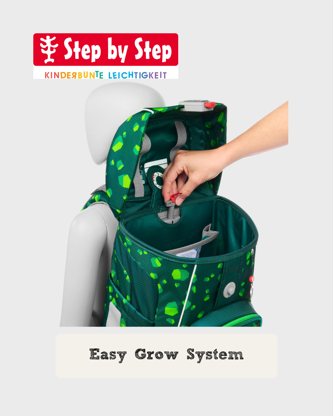 Step by Step FIT Schulranzen-Set "Dino Targo", 5-teilig