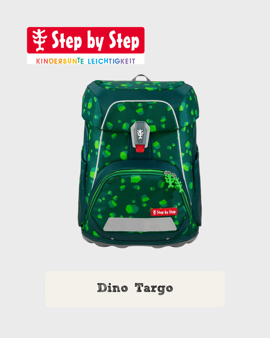 Step by Step FIT Schulranzen-Set "Dino Targo", 5-teilig