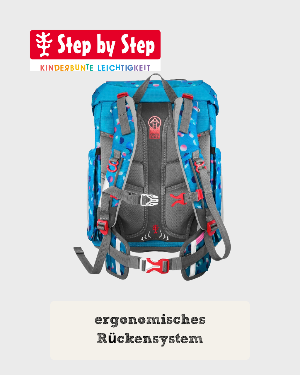 Step by Step FIT Schulranzen-Set "Dolphin Finja", 5-teilig