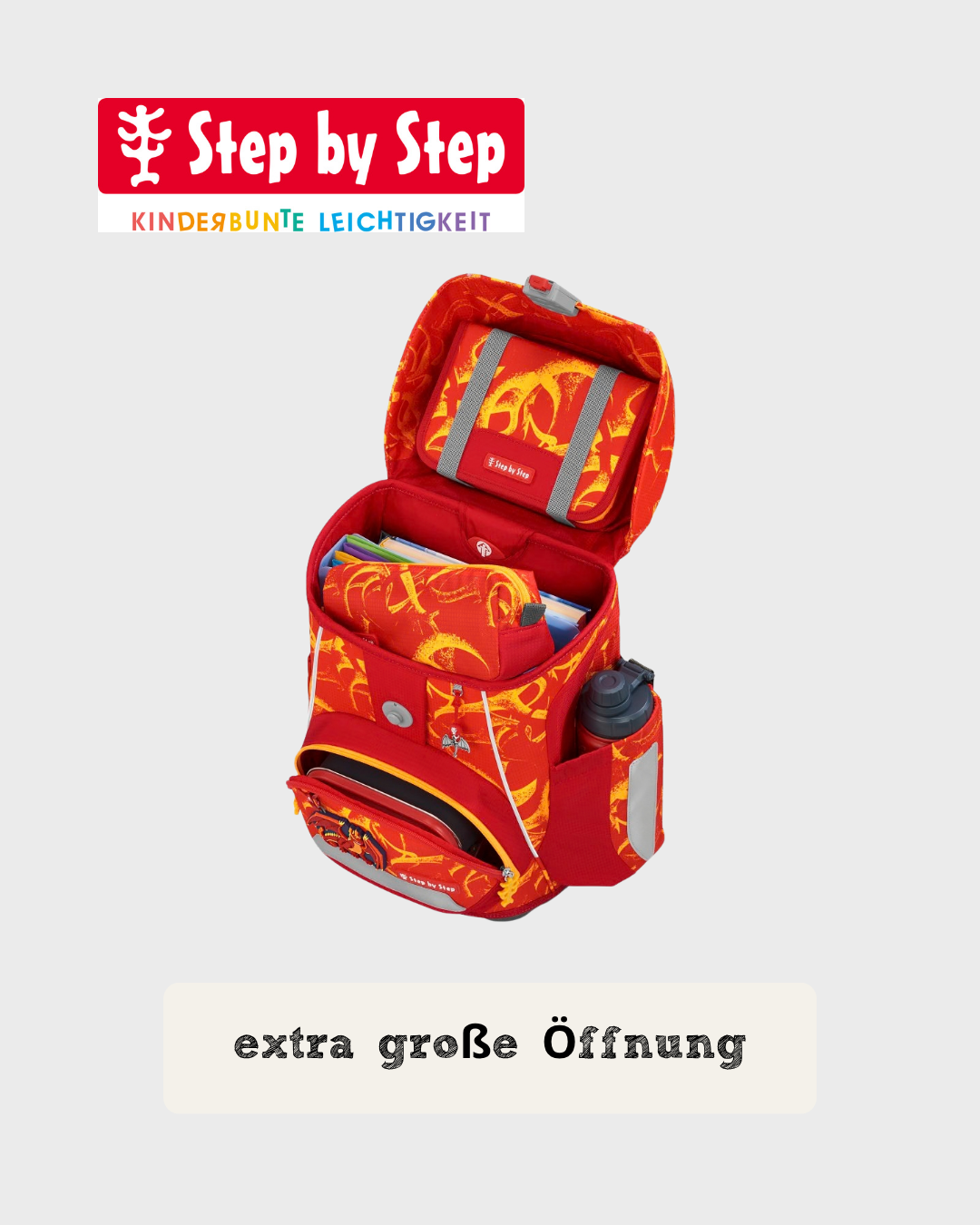 Step by Step FIT Schulranzen-Set “Dragon Toro”, 5-teilig