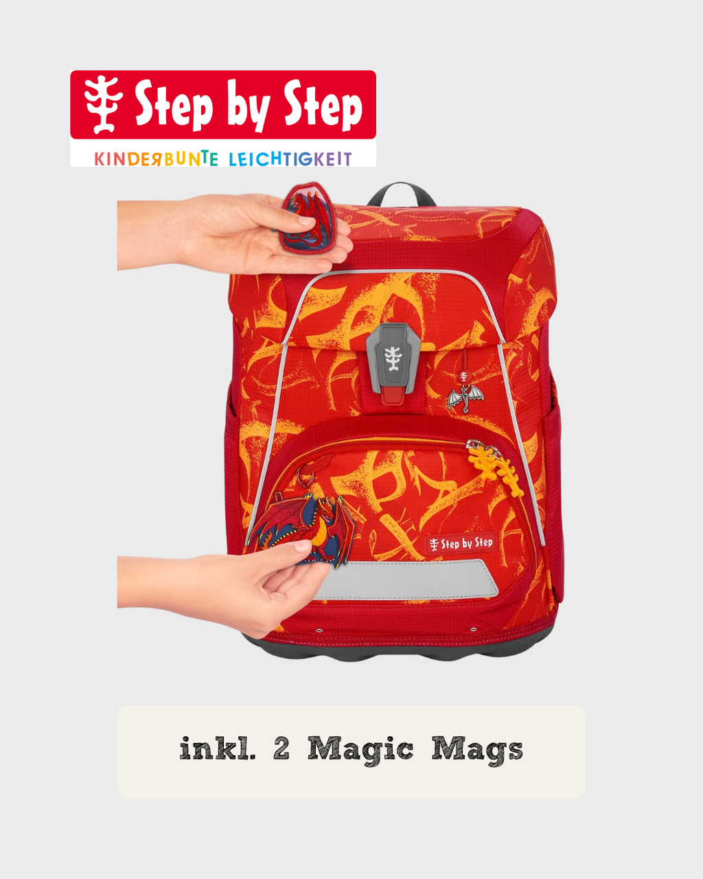 Step by Step FIT Schulranzen-Set “Dragon Toro”, 5-teilig