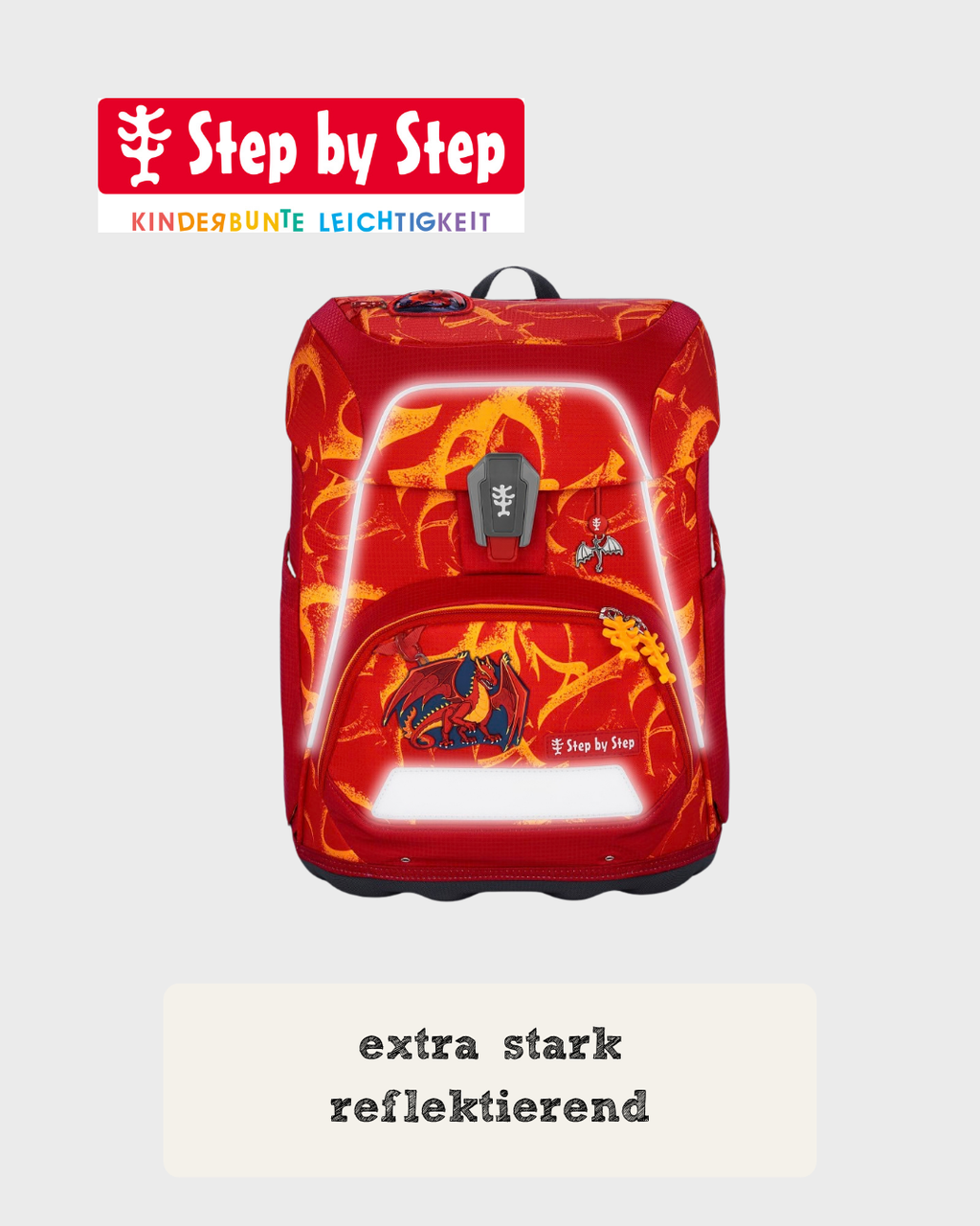 Step by Step FIT Schulranzen-Set “Dragon Toro”, 5-teilig