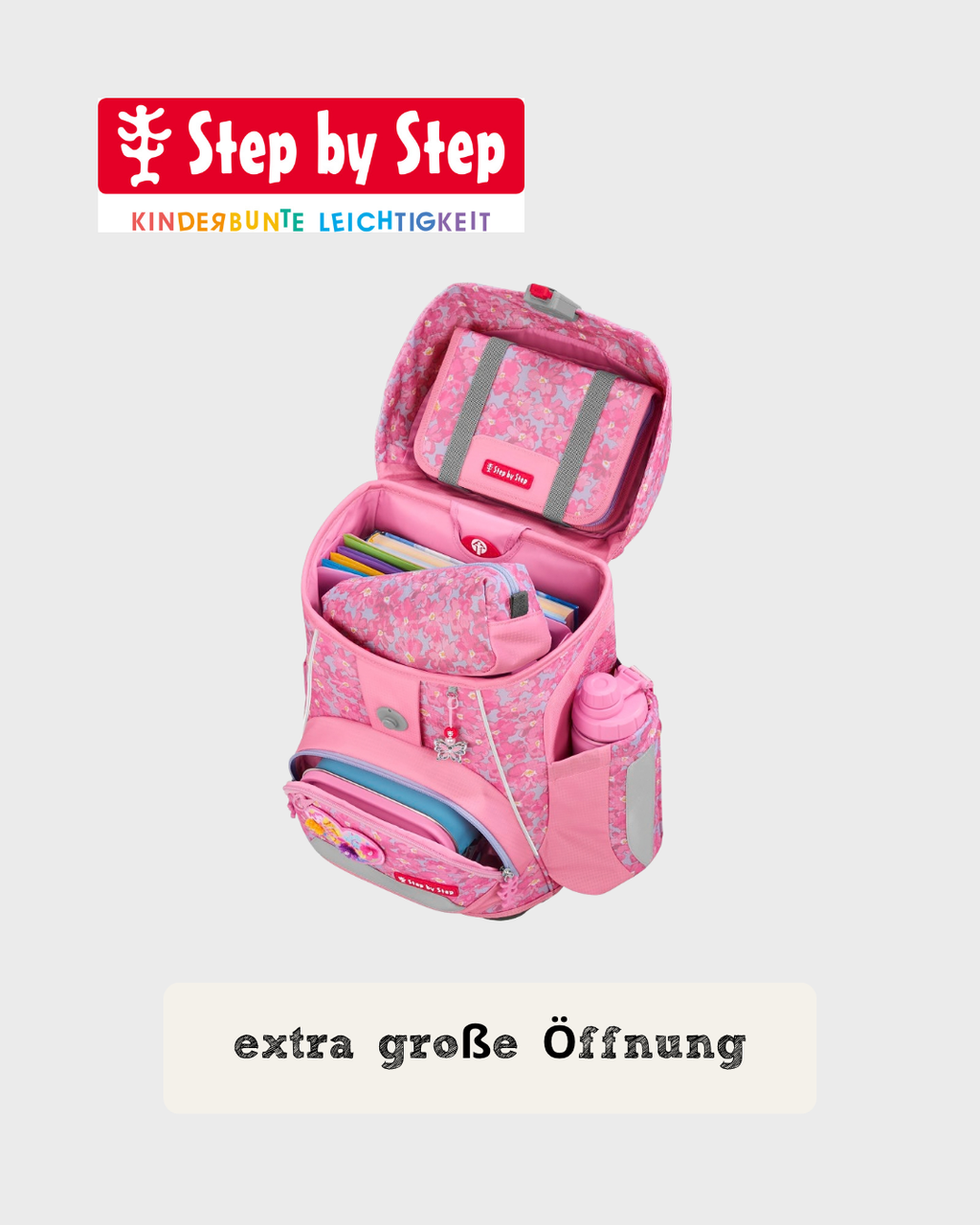 Step by Step FIT Schulranzen-Set “Heart Luma”, 5-teilig