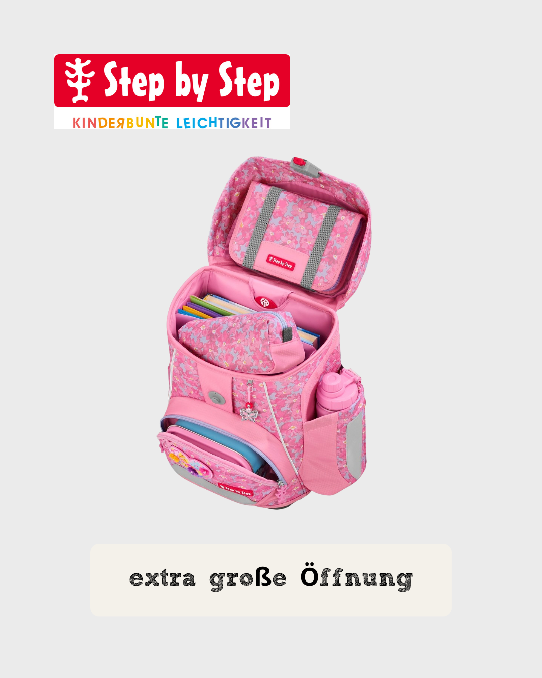 Step by Step FIT Schulranzen-Set “Heart Luma”, 5-teilig