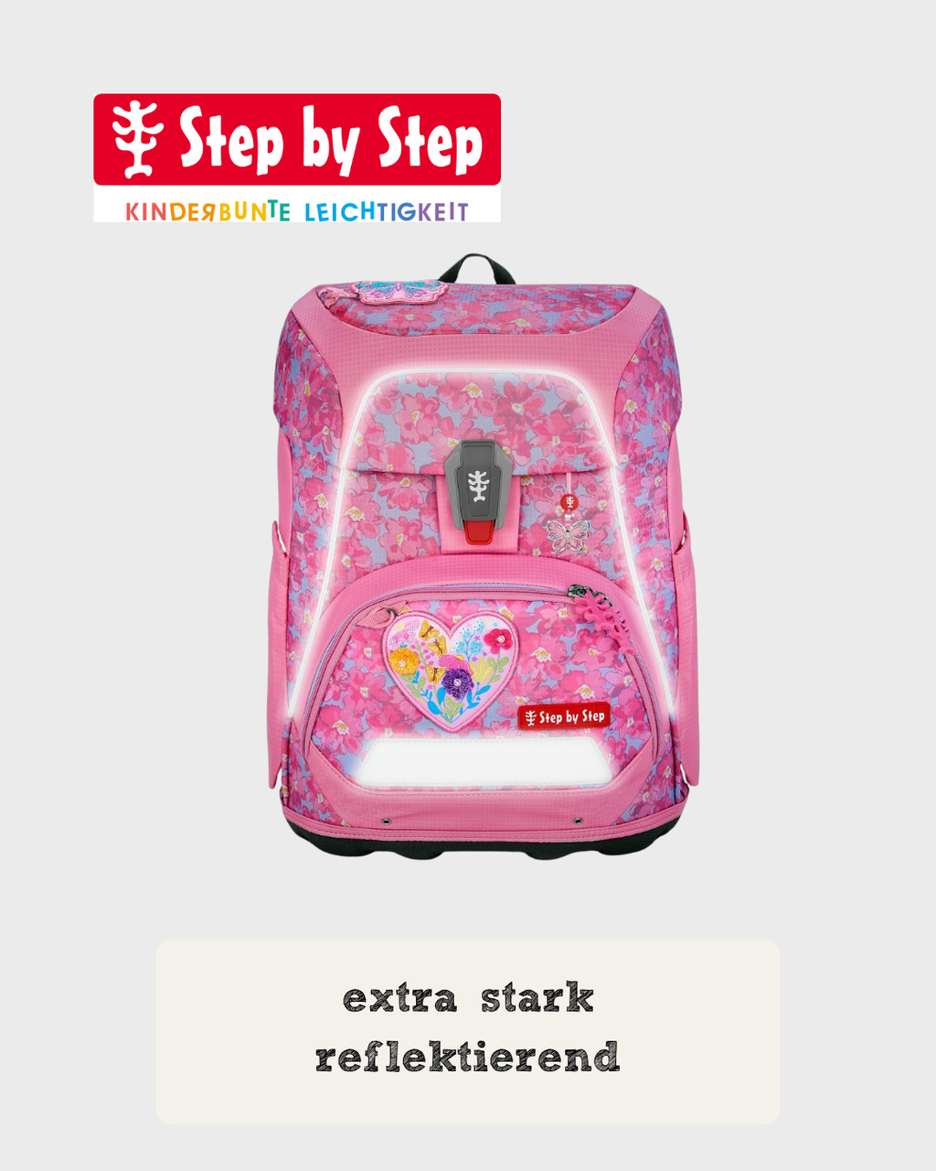 Step by Step FIT Schulranzen-Set “Heart Luma”, 5-teilig