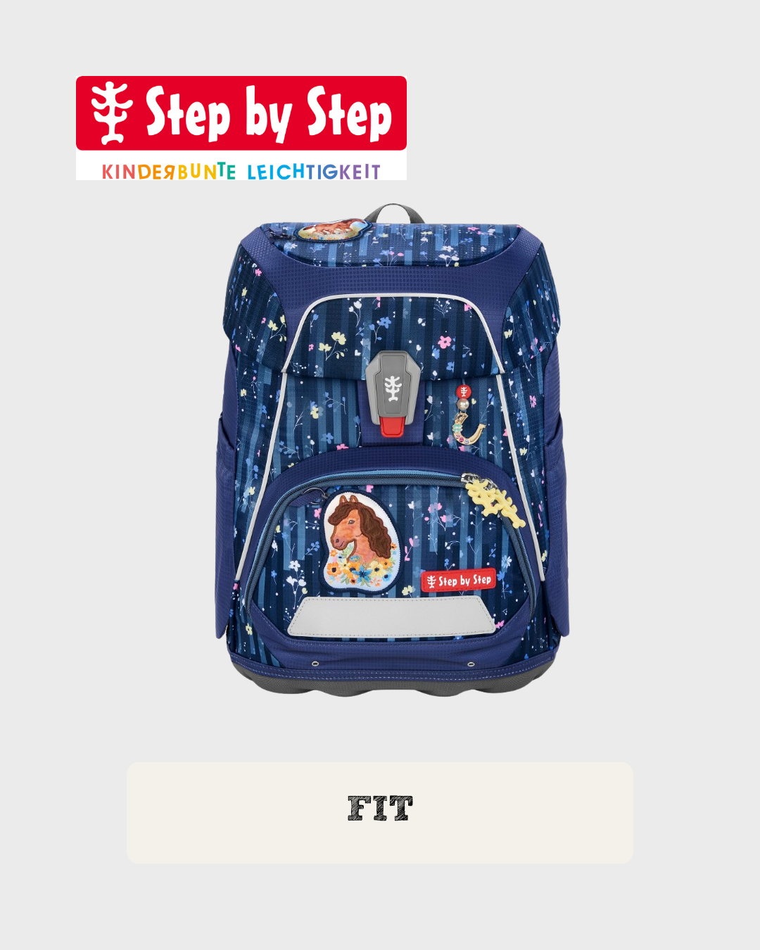 Step by Step FIT Schulranzen-Set “Horse Mila”, 5-teilig