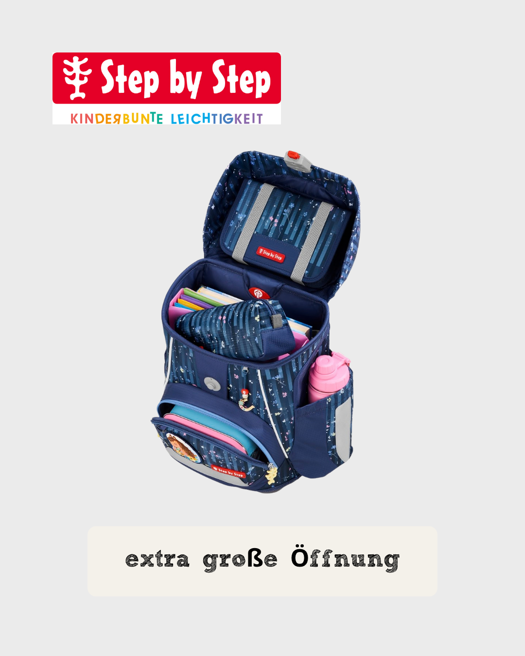 Step by Step FIT Schulranzen-Set “Horse Mila”, 5-teilig