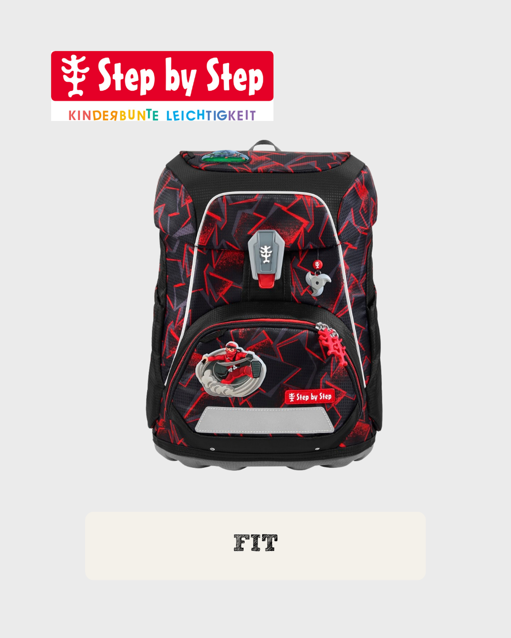 Step by Step FIT Schulranzen-Set "Ninja Yuma", 5-teilig