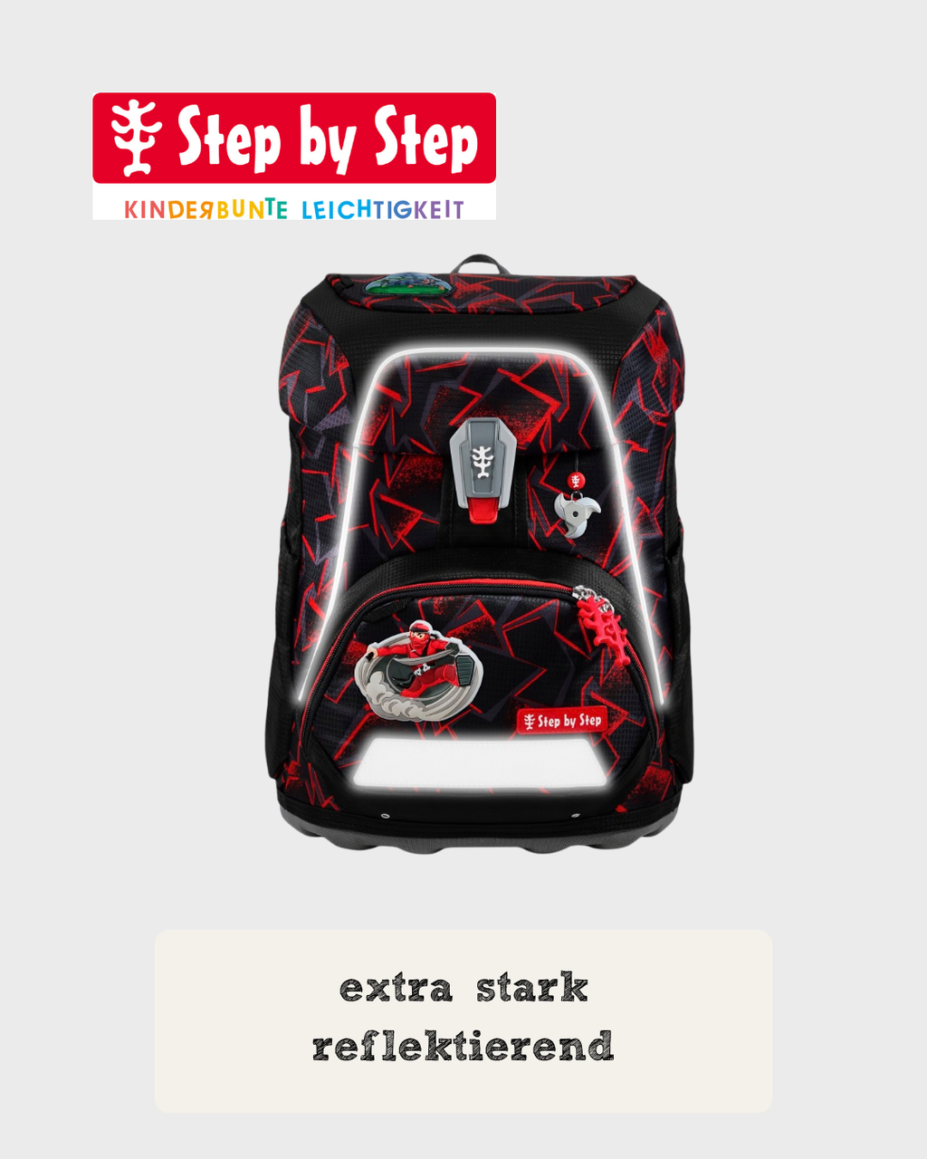 Step by Step FIT Schulranzen-Set "Ninja Yuma", 5-teilig