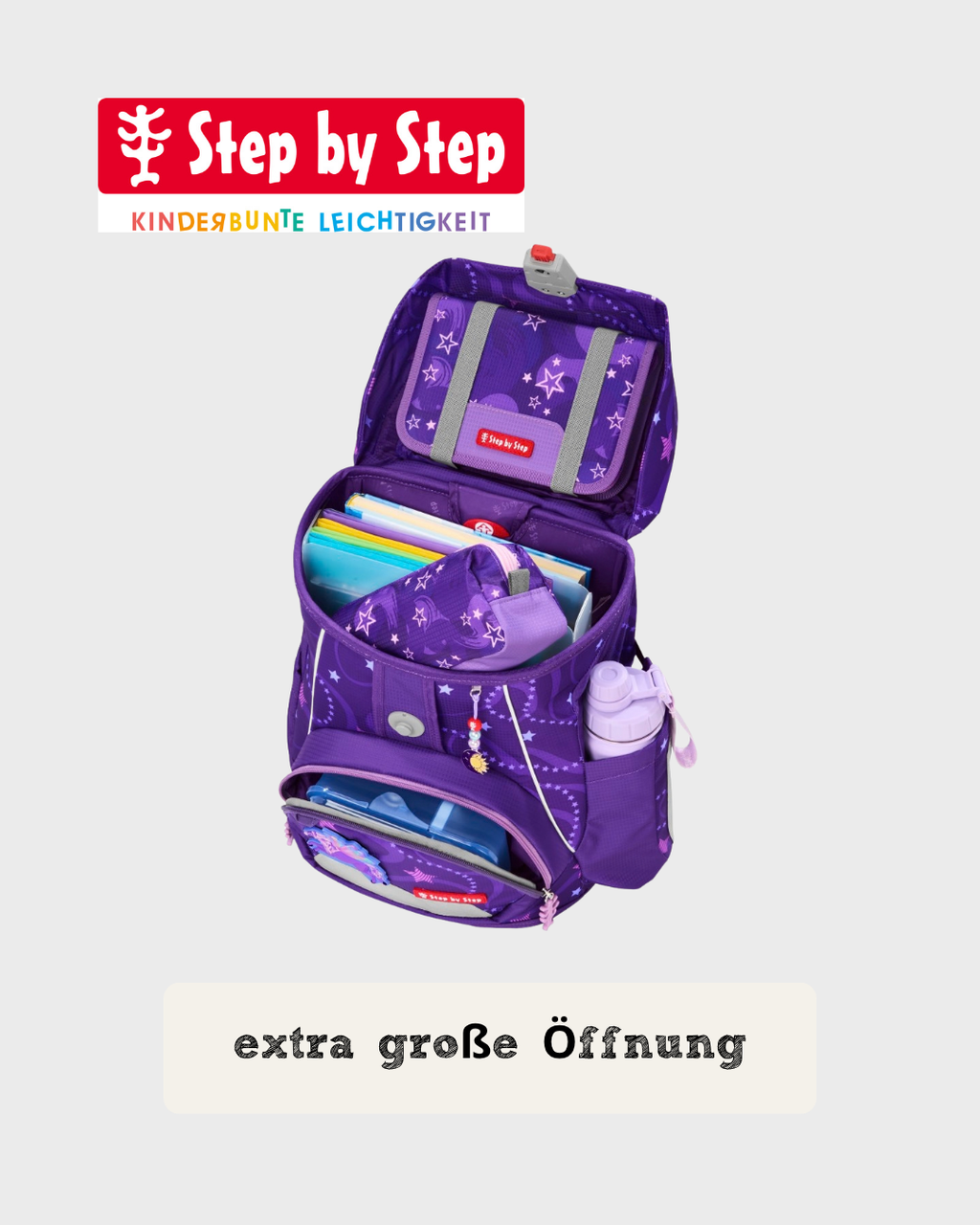 Step by Step FIT Schulranzen-Set "Pegasus Emily", 5-teilig