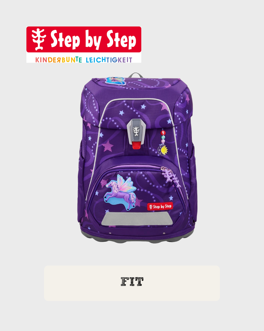 Step by Step FIT Schulranzen-Set "Pegasus Emily", 5-teilig