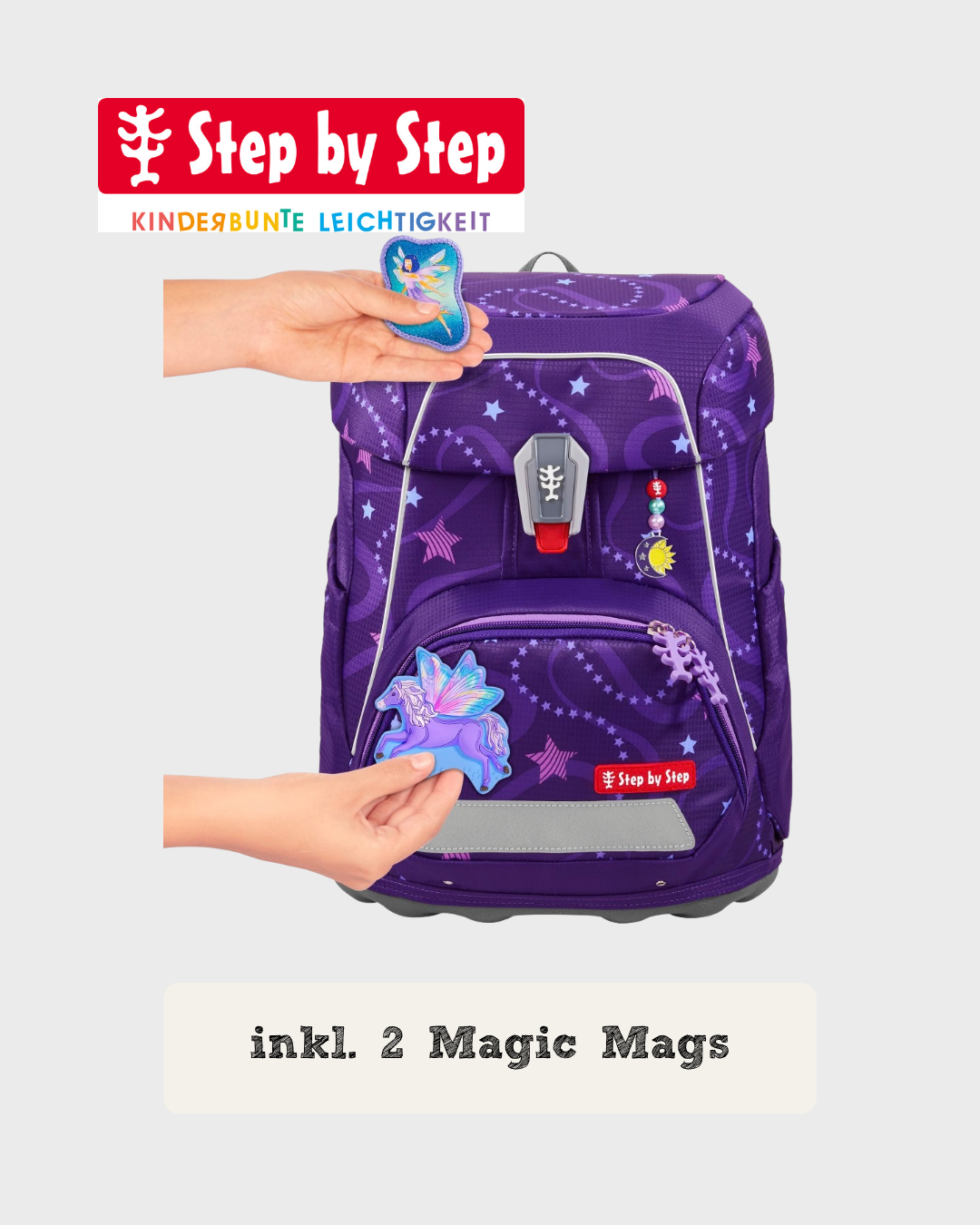 Step by Step FIT Schulranzen-Set "Pegasus Emily", 5-teilig