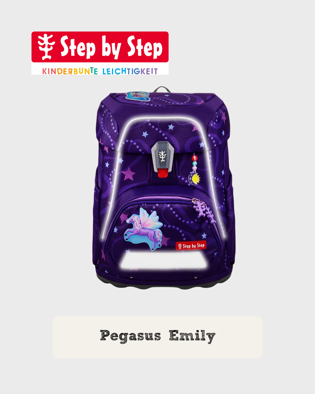 Step by Step FIT Schulranzen-Set "Pegasus Emily", 5-teilig