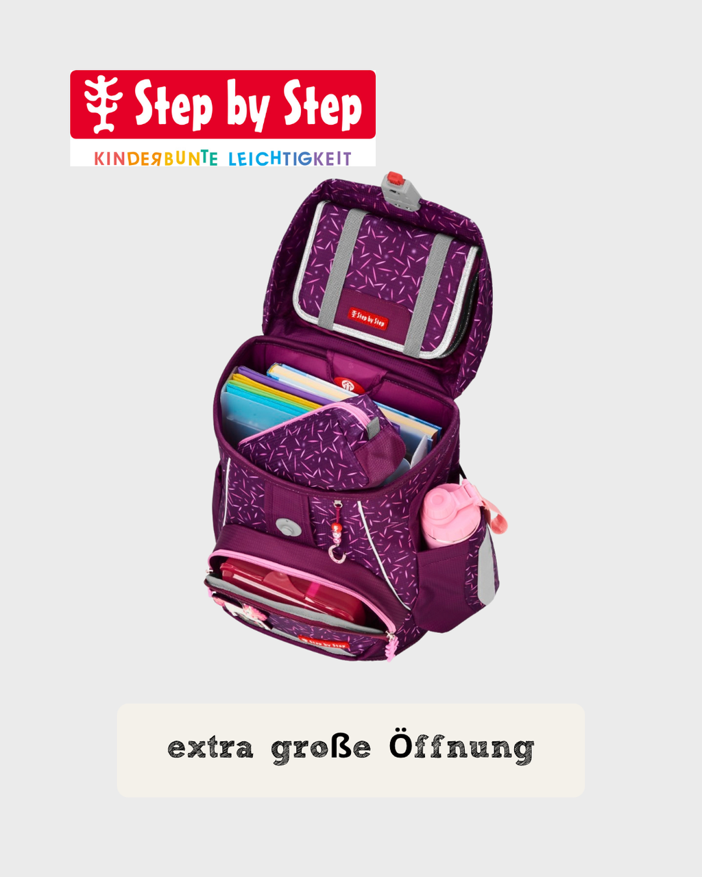 Step by Step FIT Schulranzen-Set "Pretty Unicorn Nuala", 5-teilig