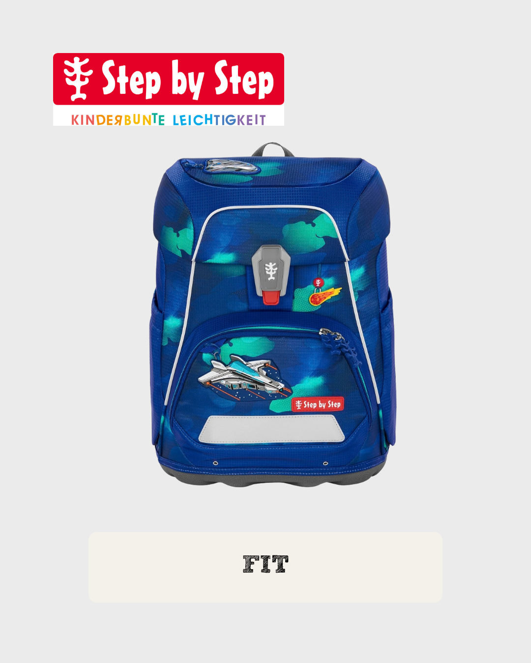 Step by Step FIT Schulranzen-Set “Starship Juno”, 5-teilig