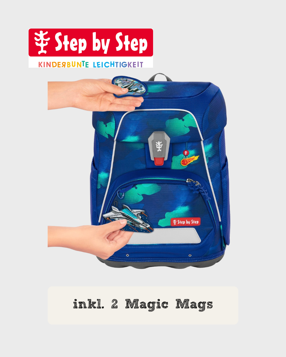 Step by Step FIT Schulranzen-Set “Starship Juno”, 5-teilig