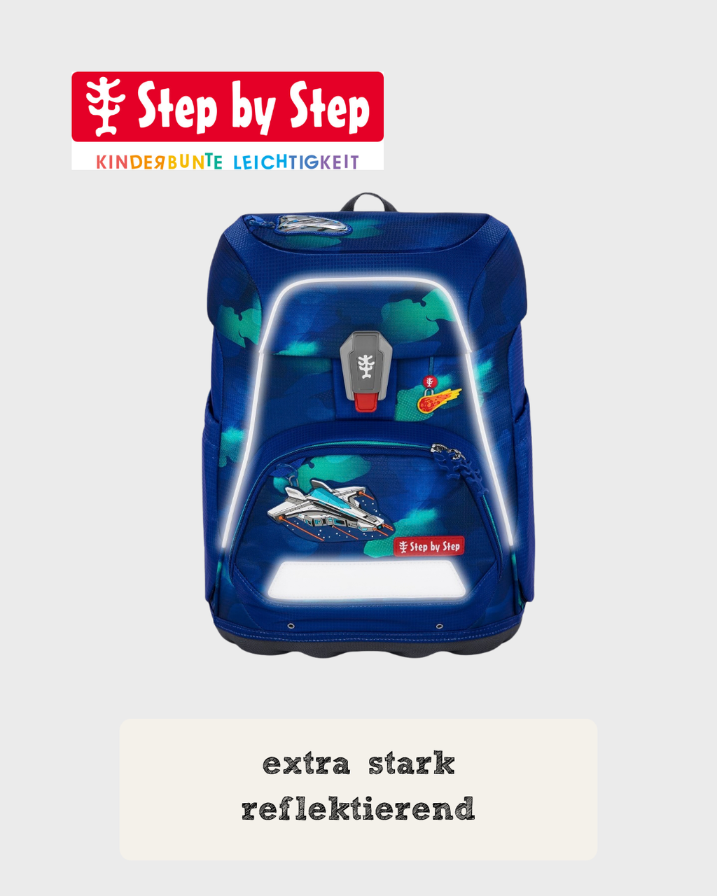 Step by Step FIT Schulranzen-Set “Starship Juno”, 5-teilig