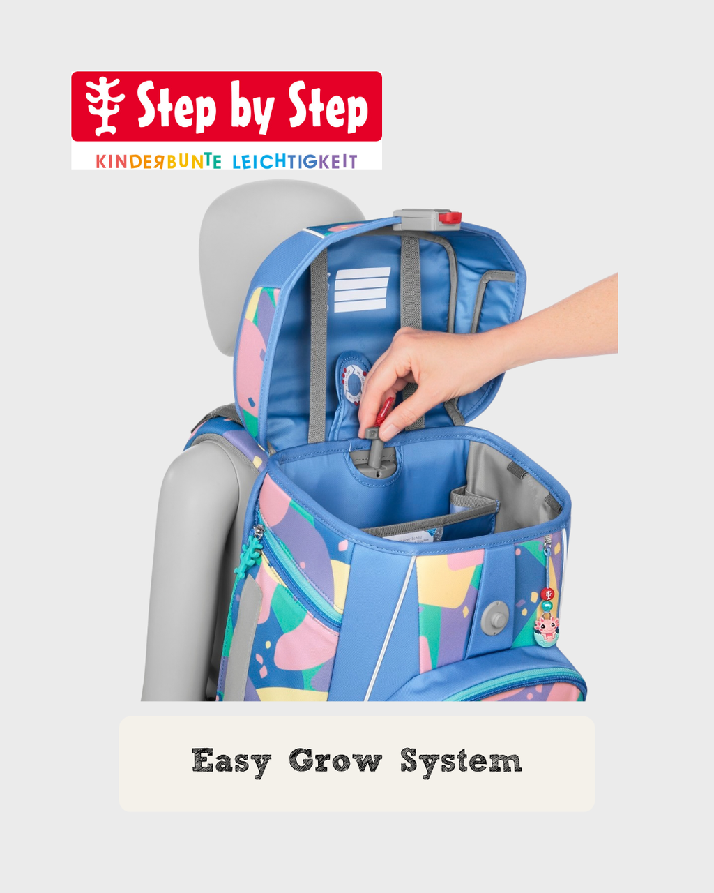 Step by Step SPACE Schulranzen-Set “Axolotl Sally”, 5-teilig