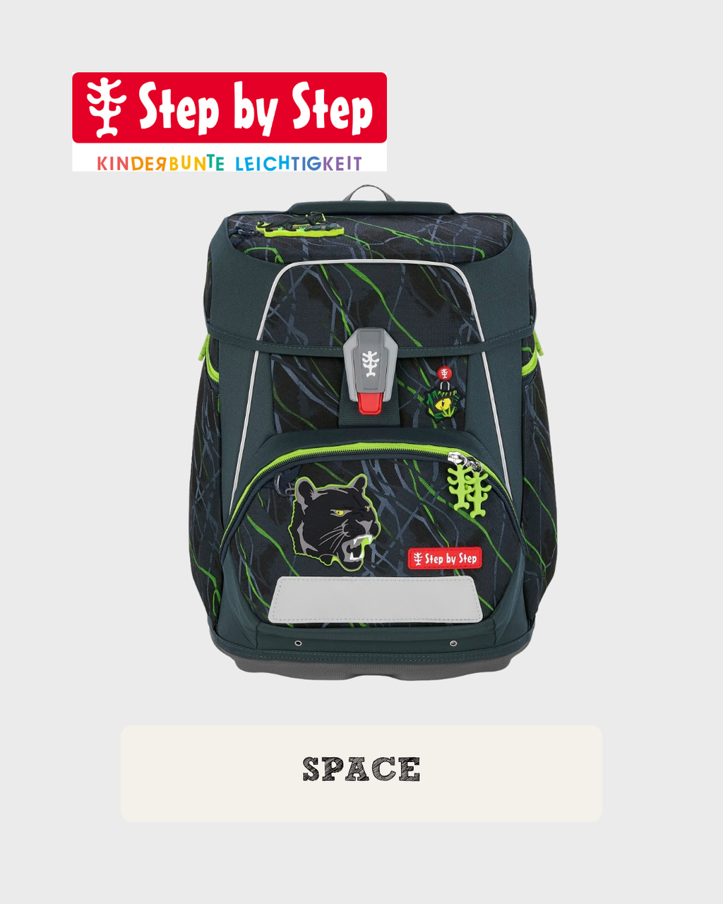 Step by Step SPACE Schulranzen-Set "Danger Cat Chiko", 5-teilig