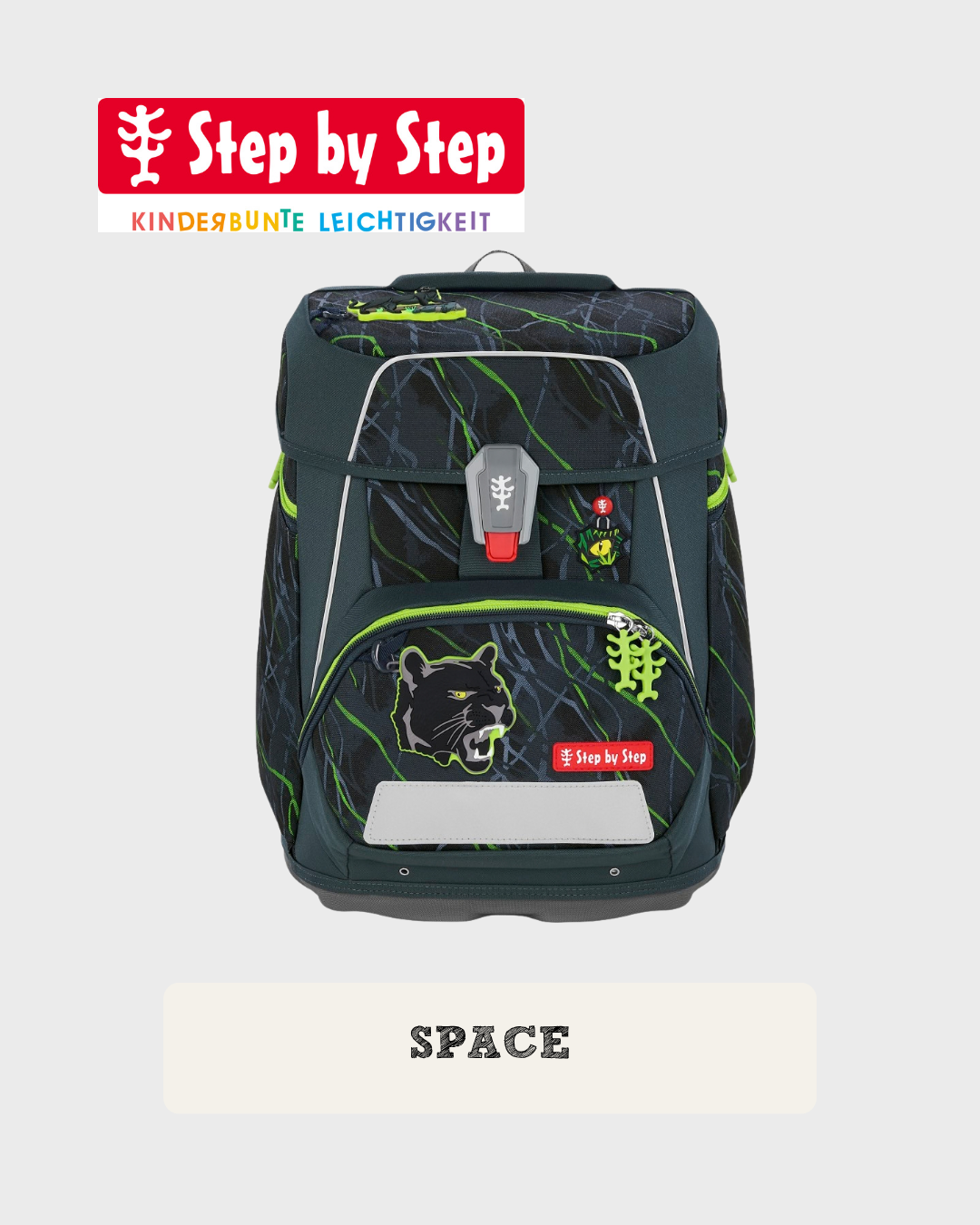Step by Step SPACE Schulranzen-Set "Danger Cat Chiko", 5-teilig