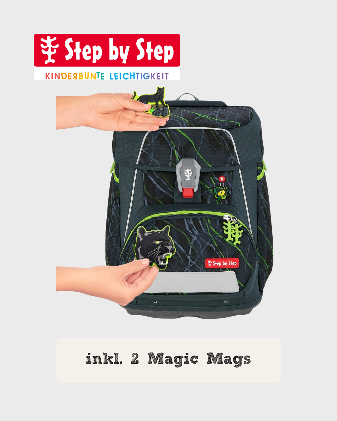 Step by Step SPACE Schulranzen-Set "Danger Cat Chiko", 5-teilig