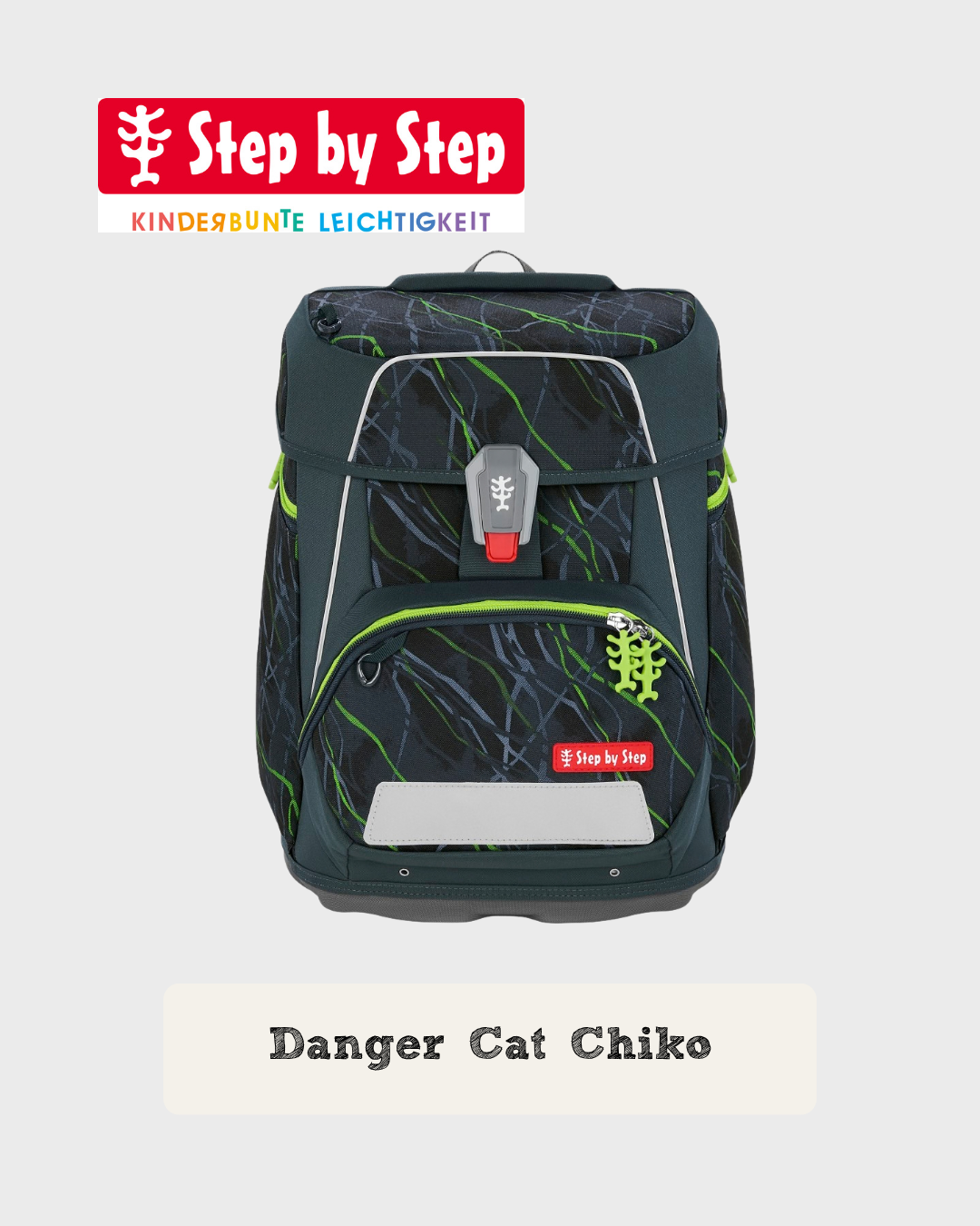 Step by Step SPACE Schulranzen-Set "Danger Cat Chiko", 5-teilig