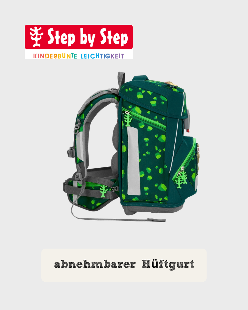Step by Step SPACE Schulranzen-Set "Dino Targo", 5-teilig