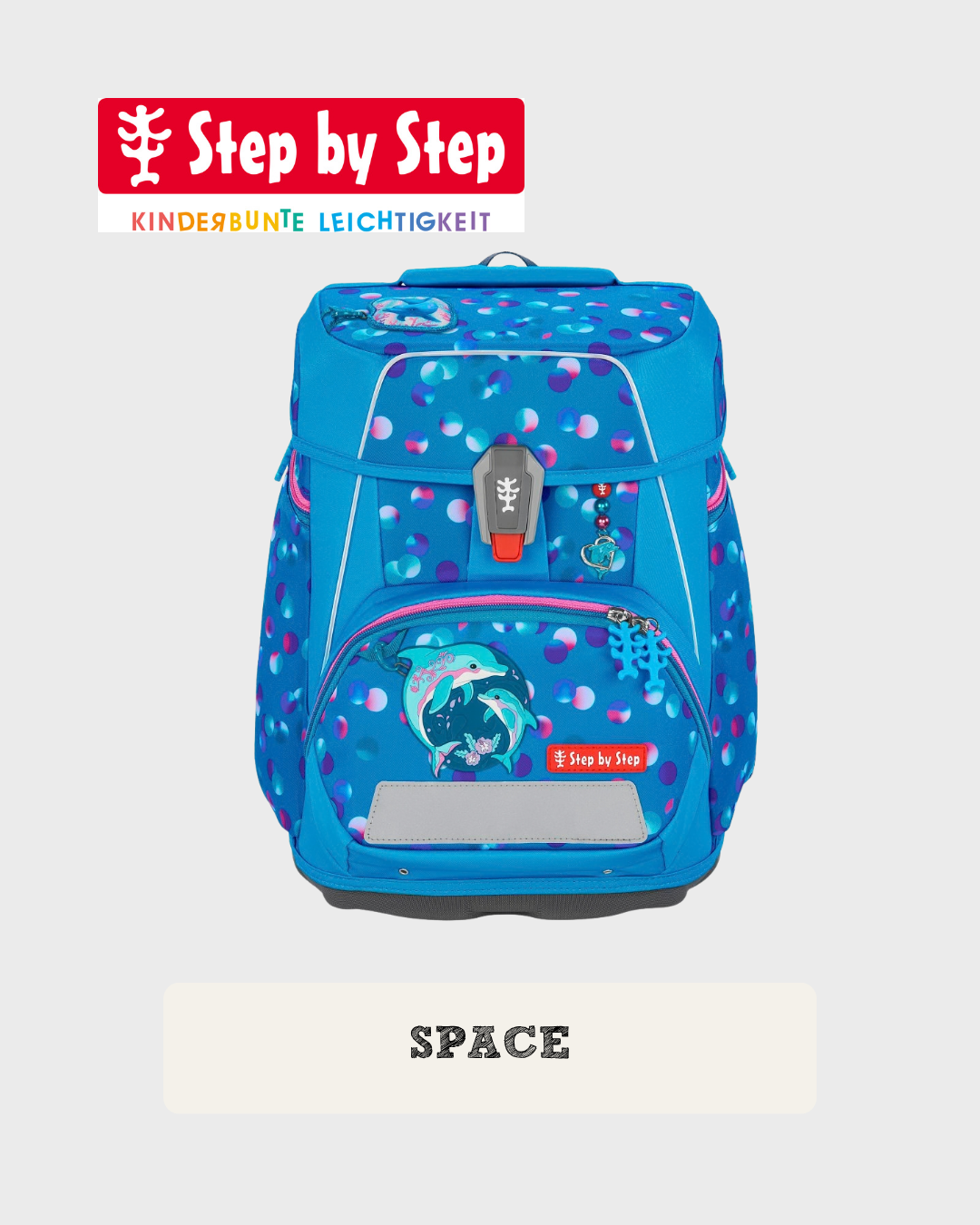 Step by Step SPACE Schulranzen-Set "Dolphin Finja", 5-teilig