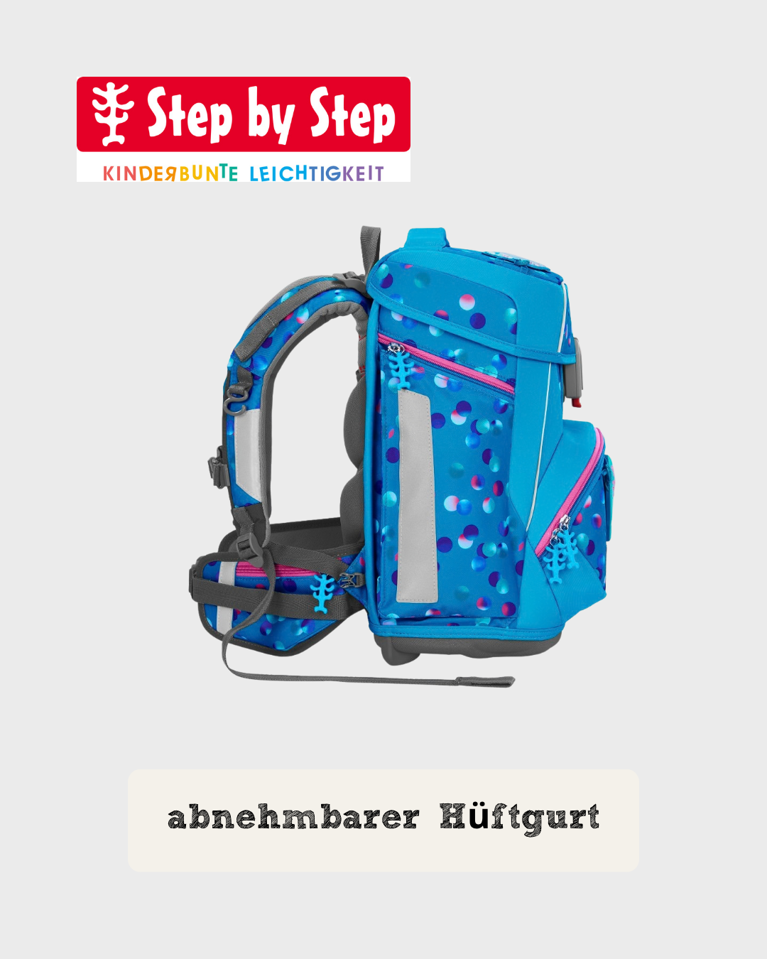 Step by Step SPACE Schulranzen-Set "Dolphin Finja", 5-teilig