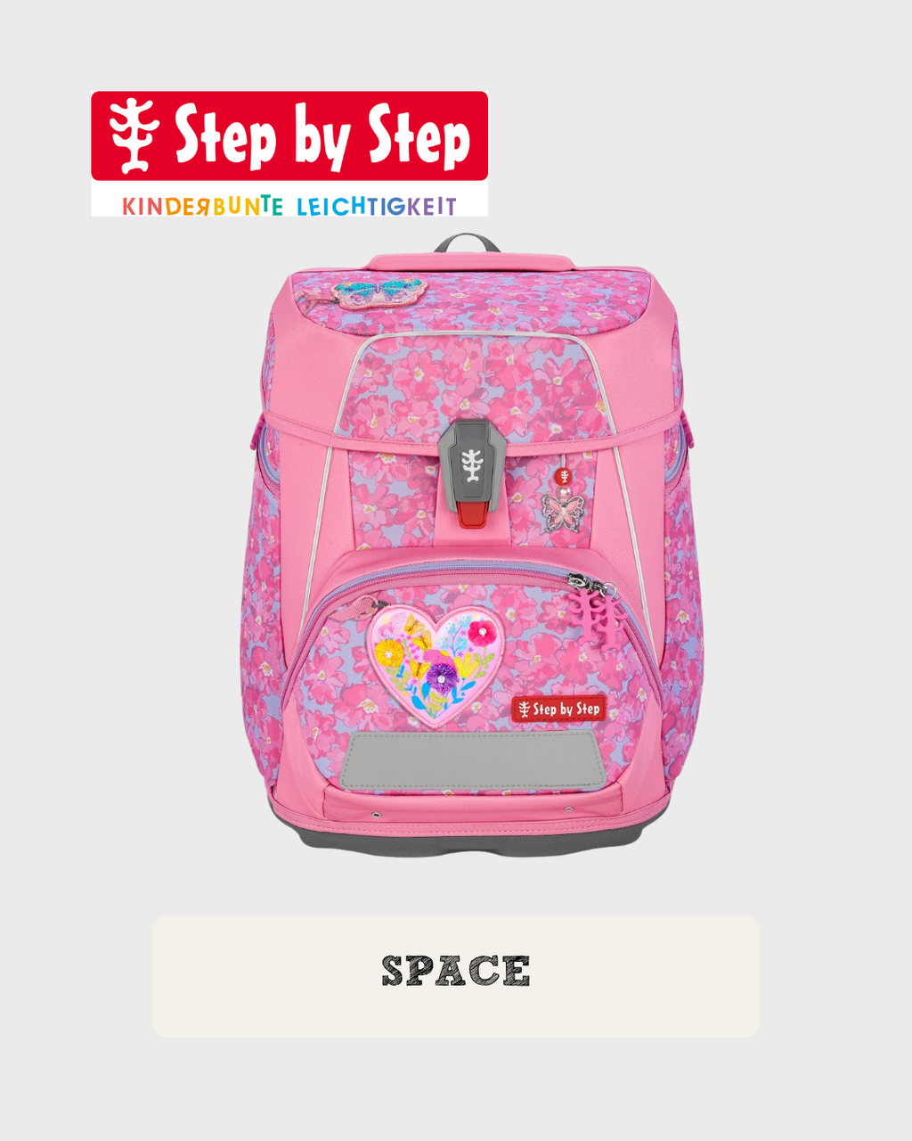 Step by Step SPACE Schulranzen-Set “Heart Luma”, 5-teilig
