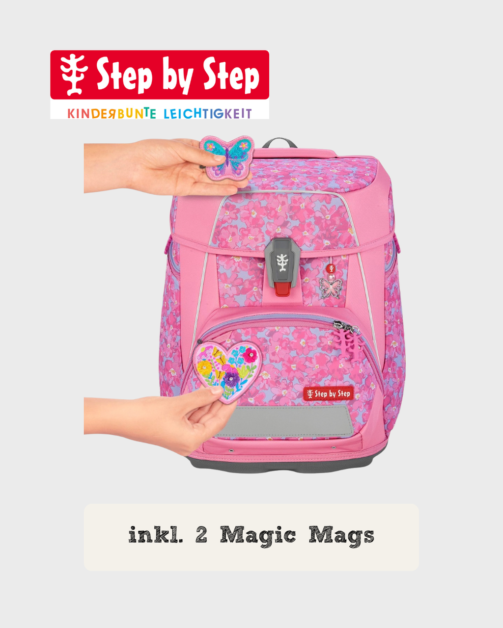 Step by Step SPACE Schulranzen-Set “Heart Luma”, 5-teilig