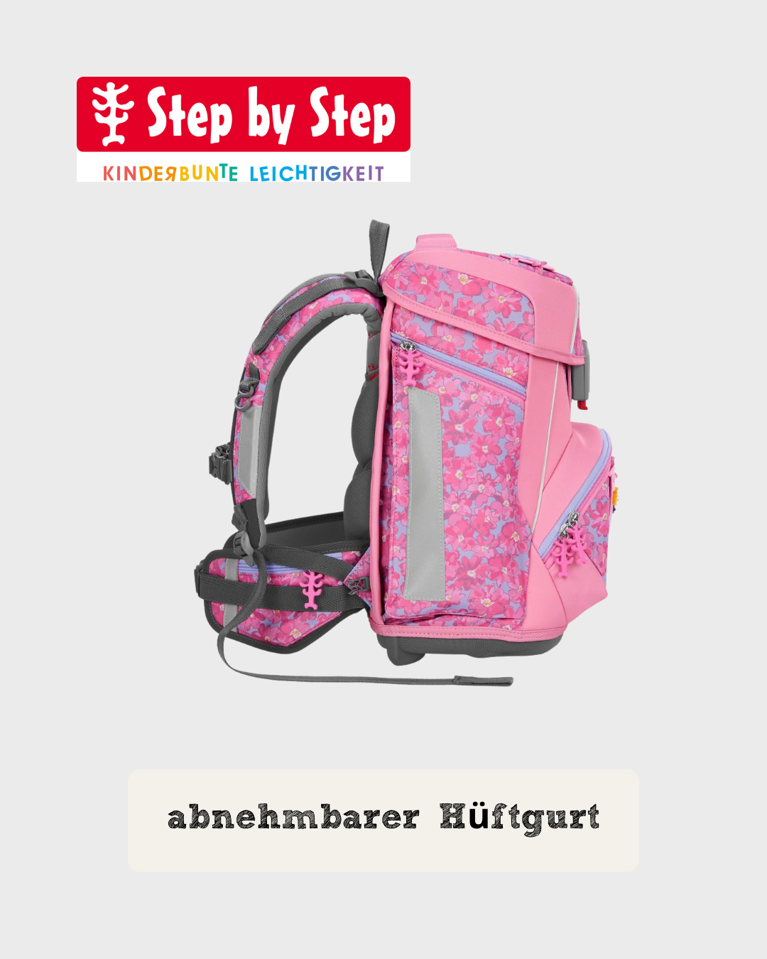 Step by Step SPACE Schulranzen-Set “Heart Luma”, 5-teilig