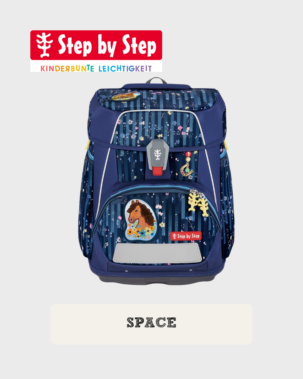 Step by Step SPACE Schulranzen-Set “Horse Mila”, 5-teilig
