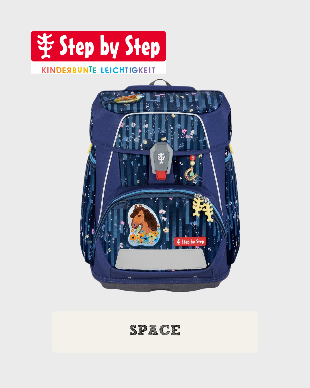 Step by Step SPACE Schulranzen-Set “Horse Mila”, 5-teilig