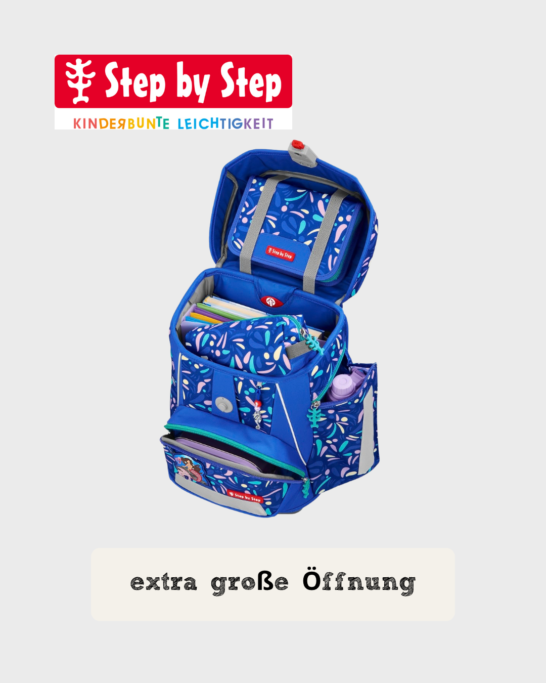 Step by Step SPACE Schulranzen-Set “Mermaid Elara”, 5-teilig