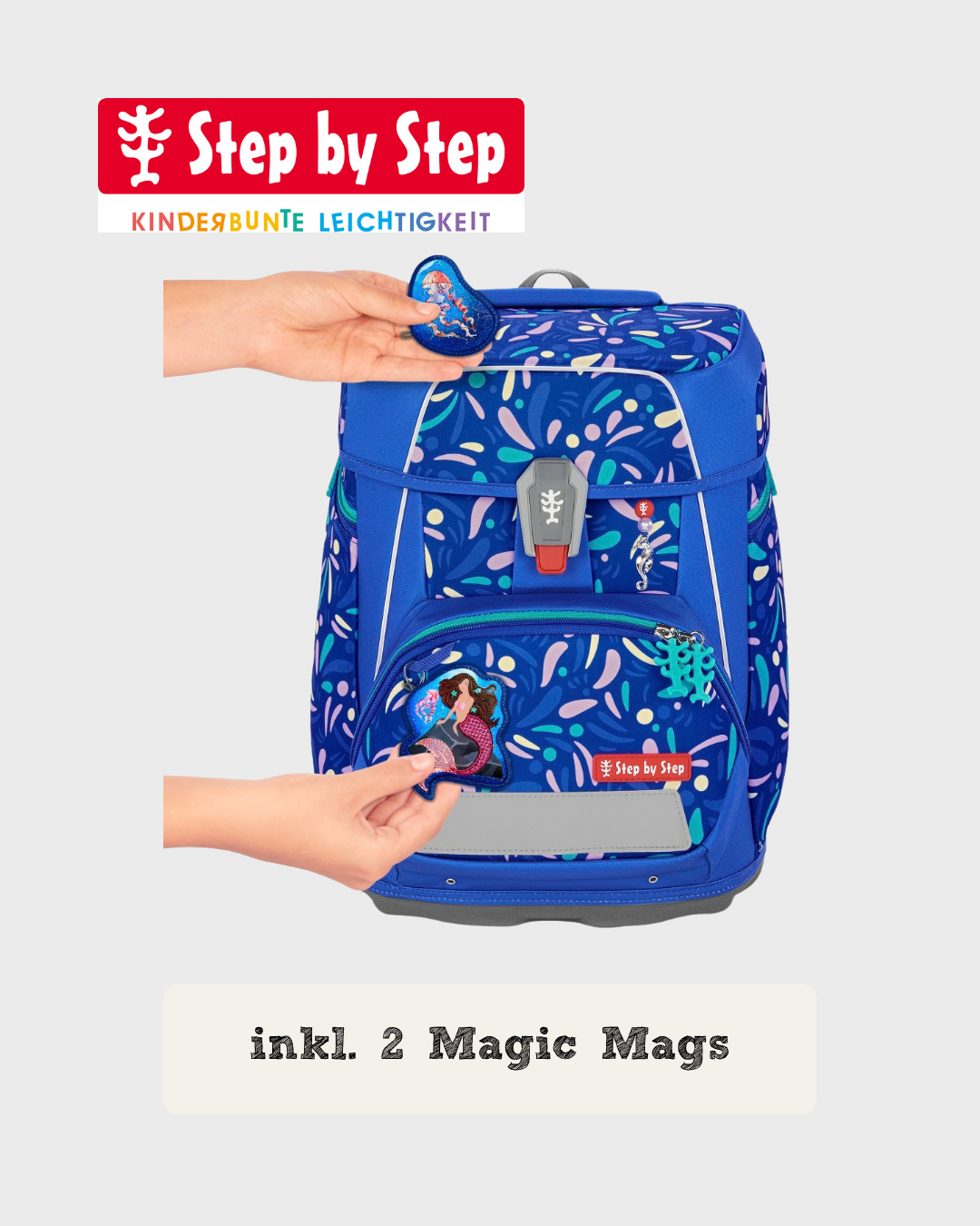 Step by Step SPACE Schulranzen-Set “Mermaid Elara”, 5-teilig