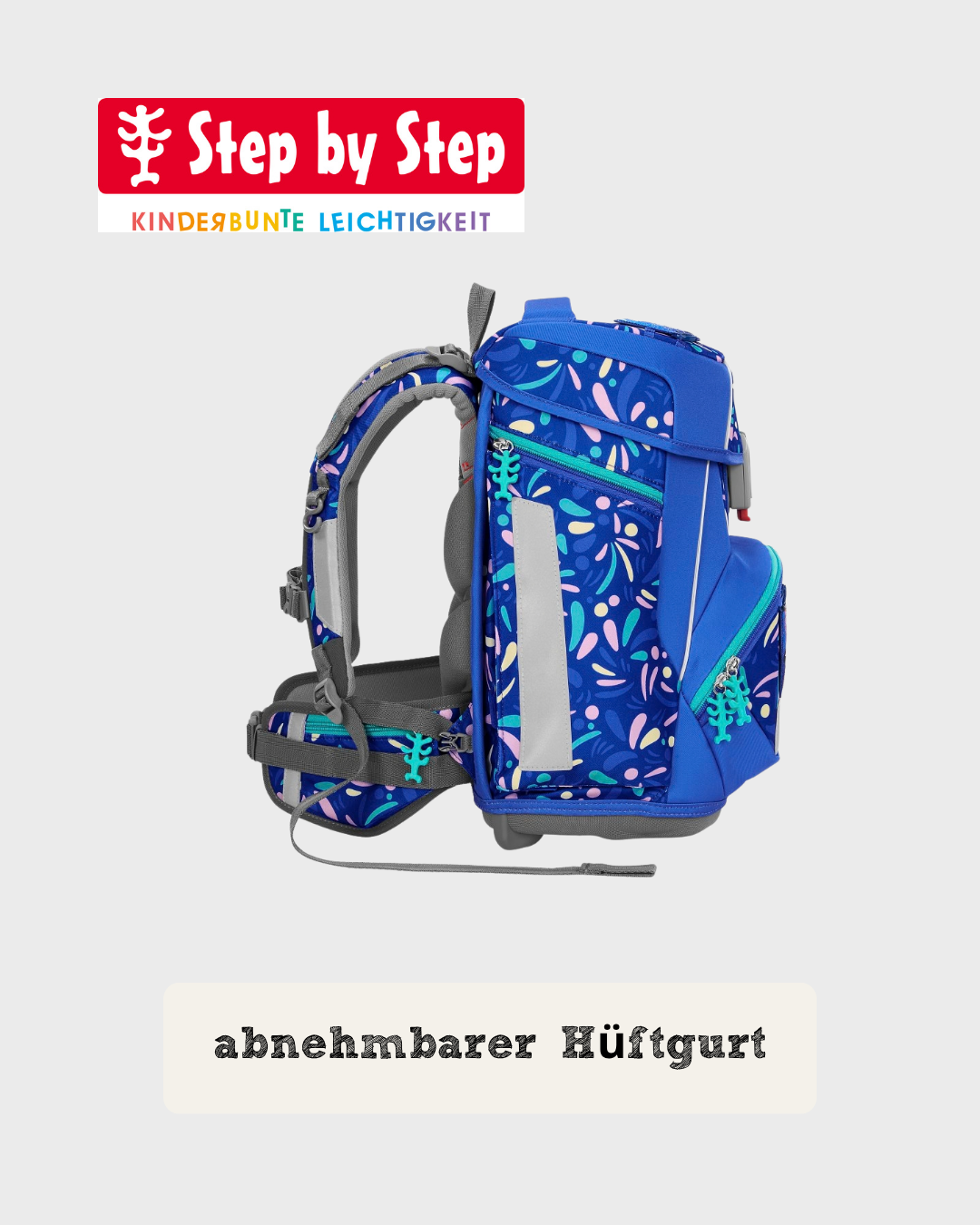 Step by Step SPACE Schulranzen-Set “Mermaid Elara”, 5-teilig