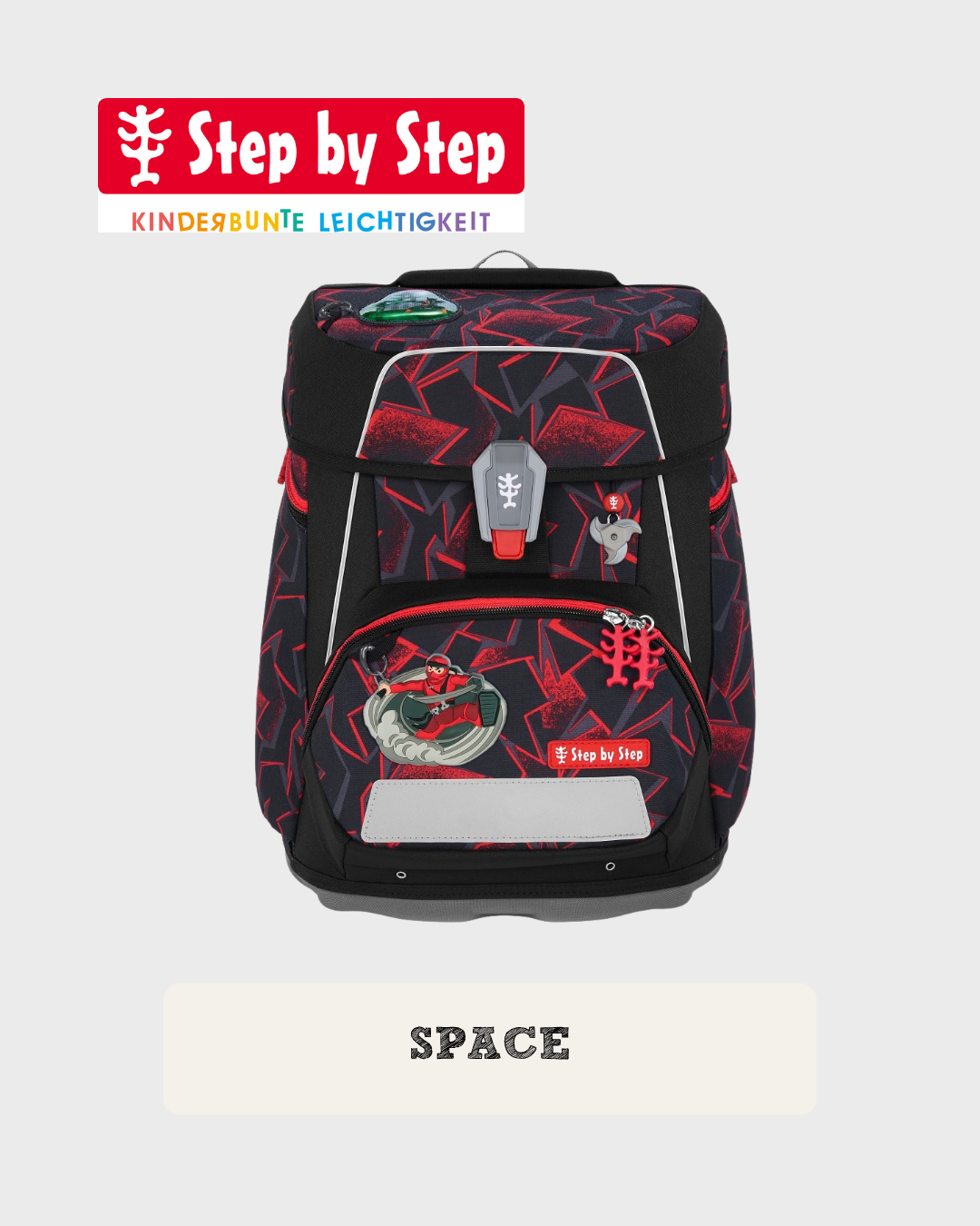 Step by Step SPACE Schulranzen-Set "Ninja Yuma", 5-teilig