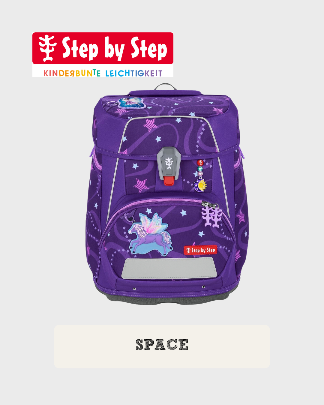Step by Step SPACE Schulranzen-Set "Pegasus Emily", 5-teilig