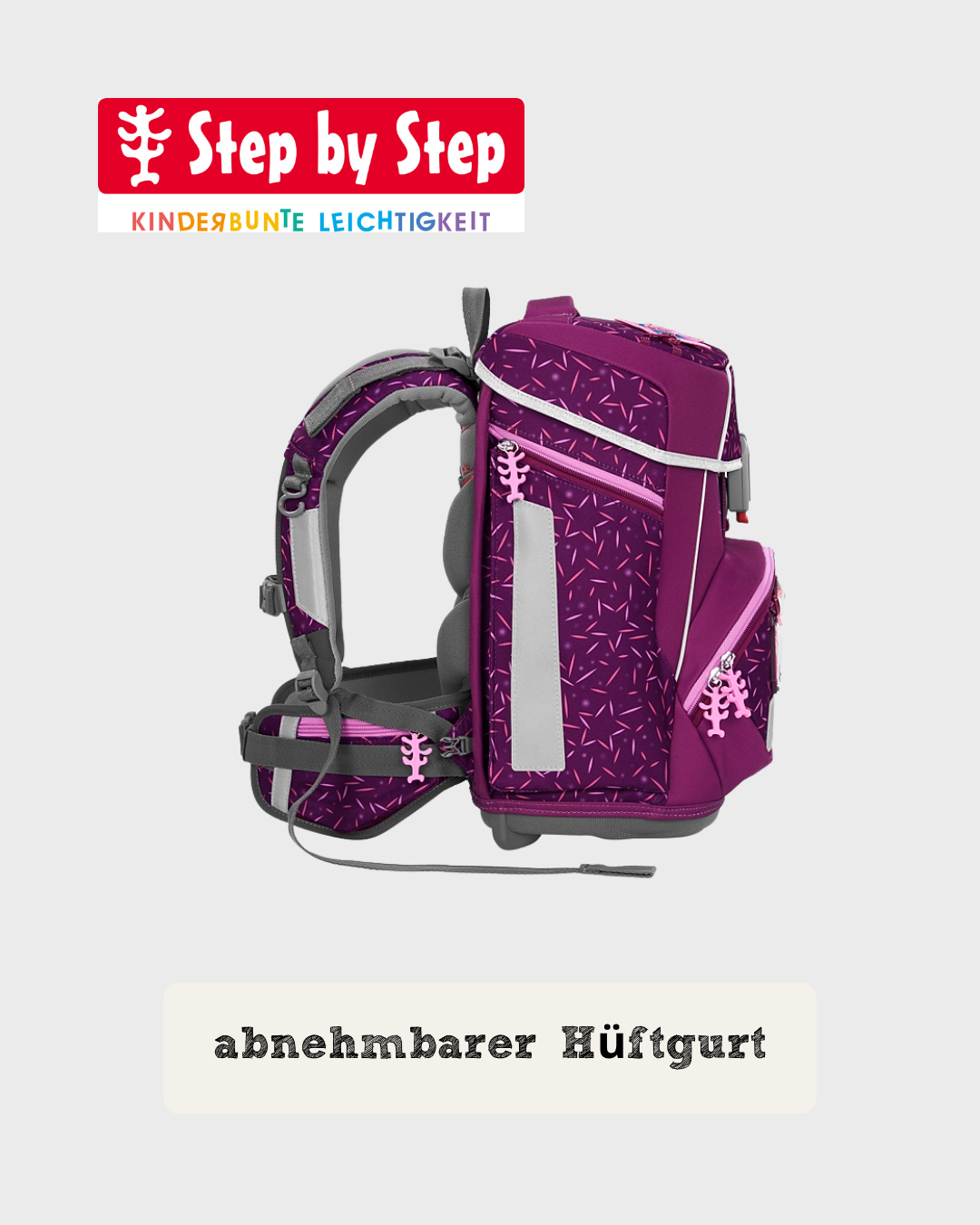 Step by Step SPACE Schulranzen-Set "Pretty Unicorn Nuala", 5-teilig