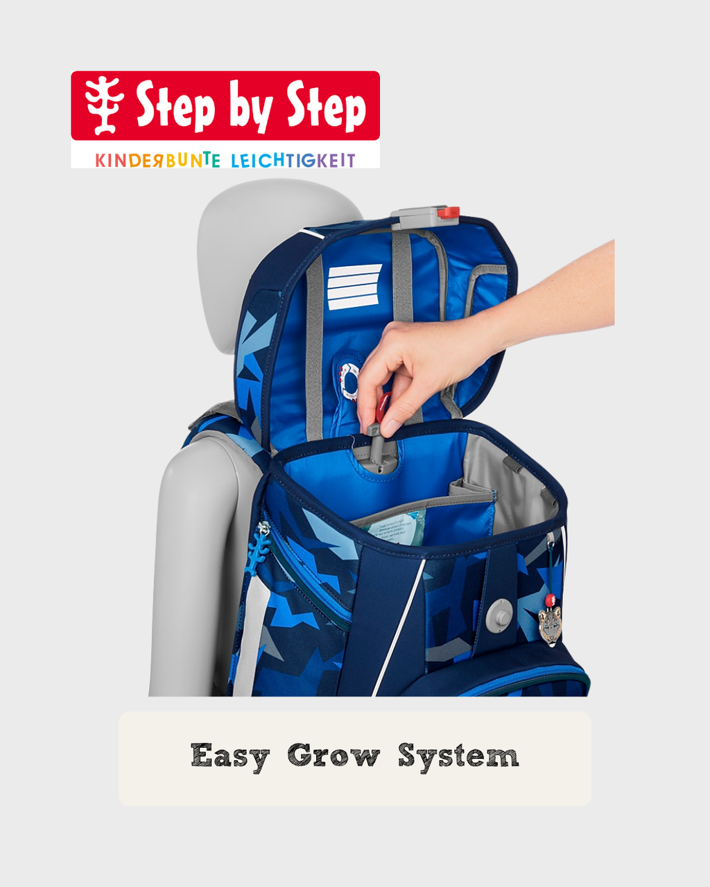 Step by Step SPACE Schulranzen-Set “Snow Leopard Arko”, 5-teilig