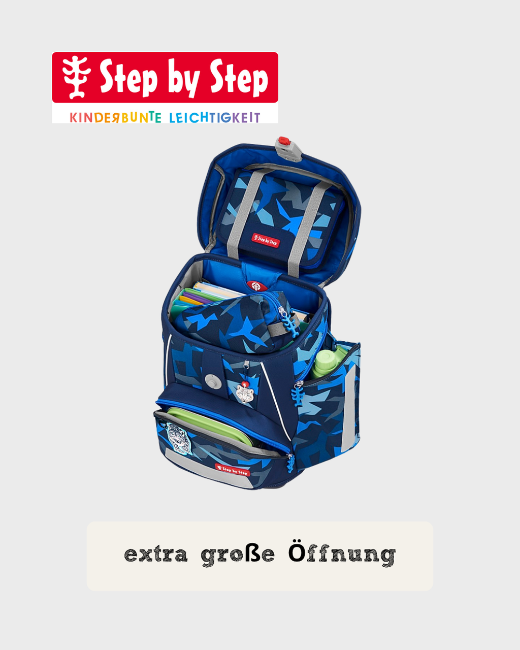 Step by Step SPACE Schulranzen-Set “Snow Leopard Arko”, 5-teilig