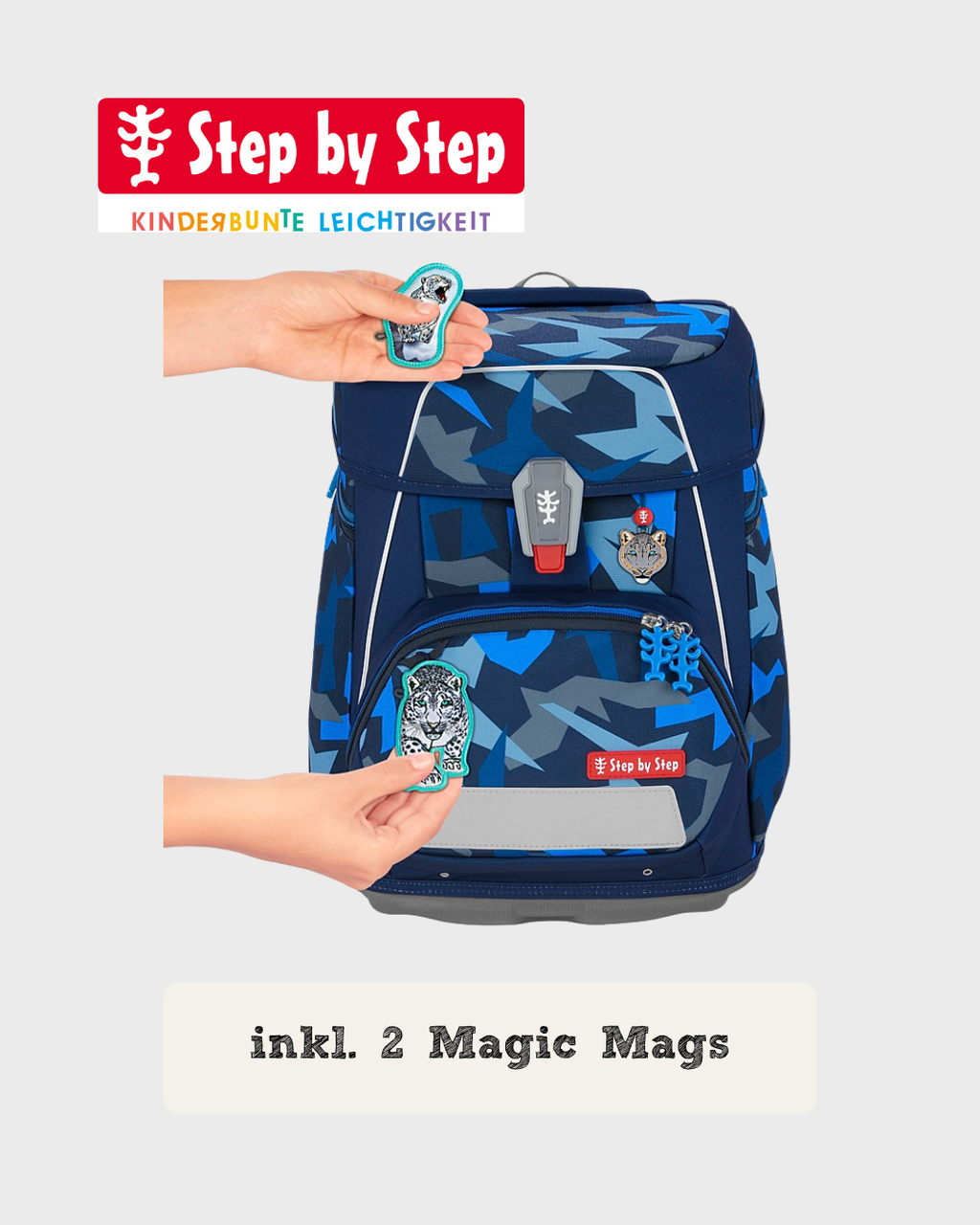 Step by Step SPACE Schulranzen-Set “Snow Leopard Arko”, 5-teilig