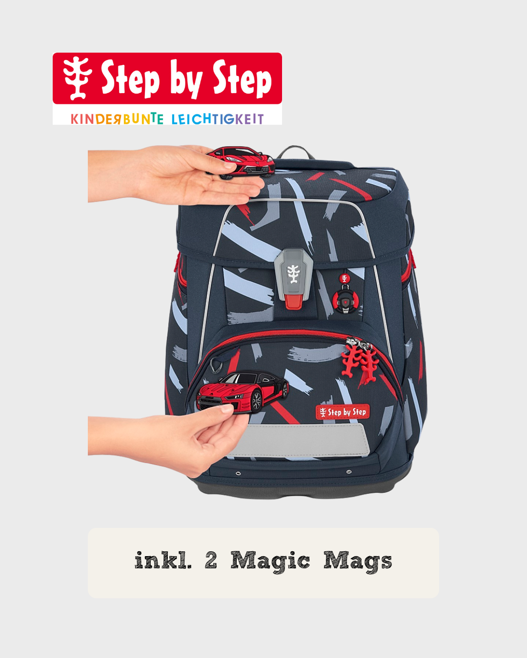 Step by Step SPACE Schulranzen-Set "Sports Car Mick", 5-teilig