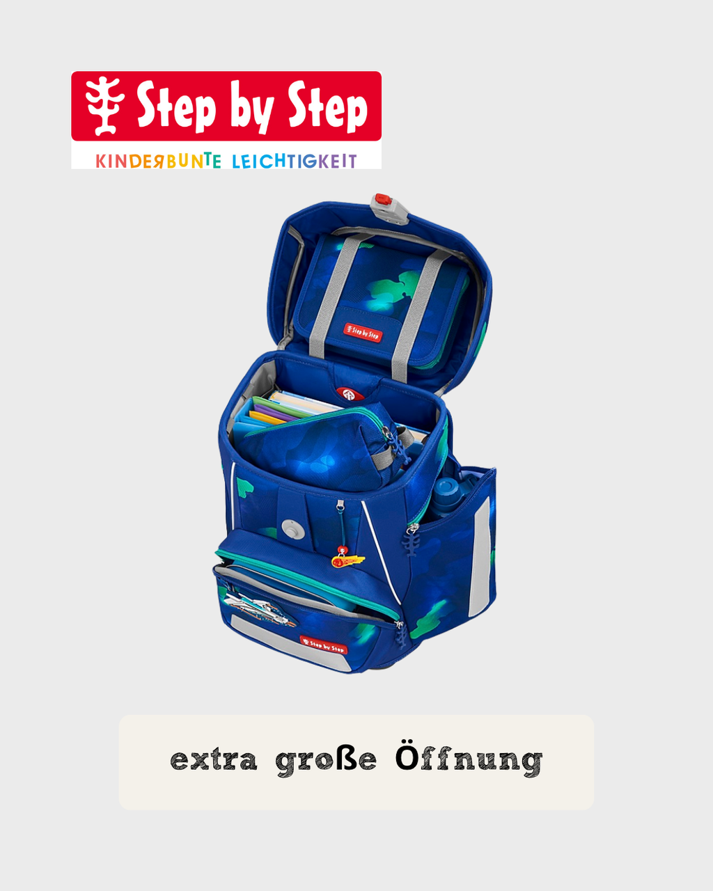 Step by Step SPACE Schulranzen-Set “Starship Juno”, 5-teilig