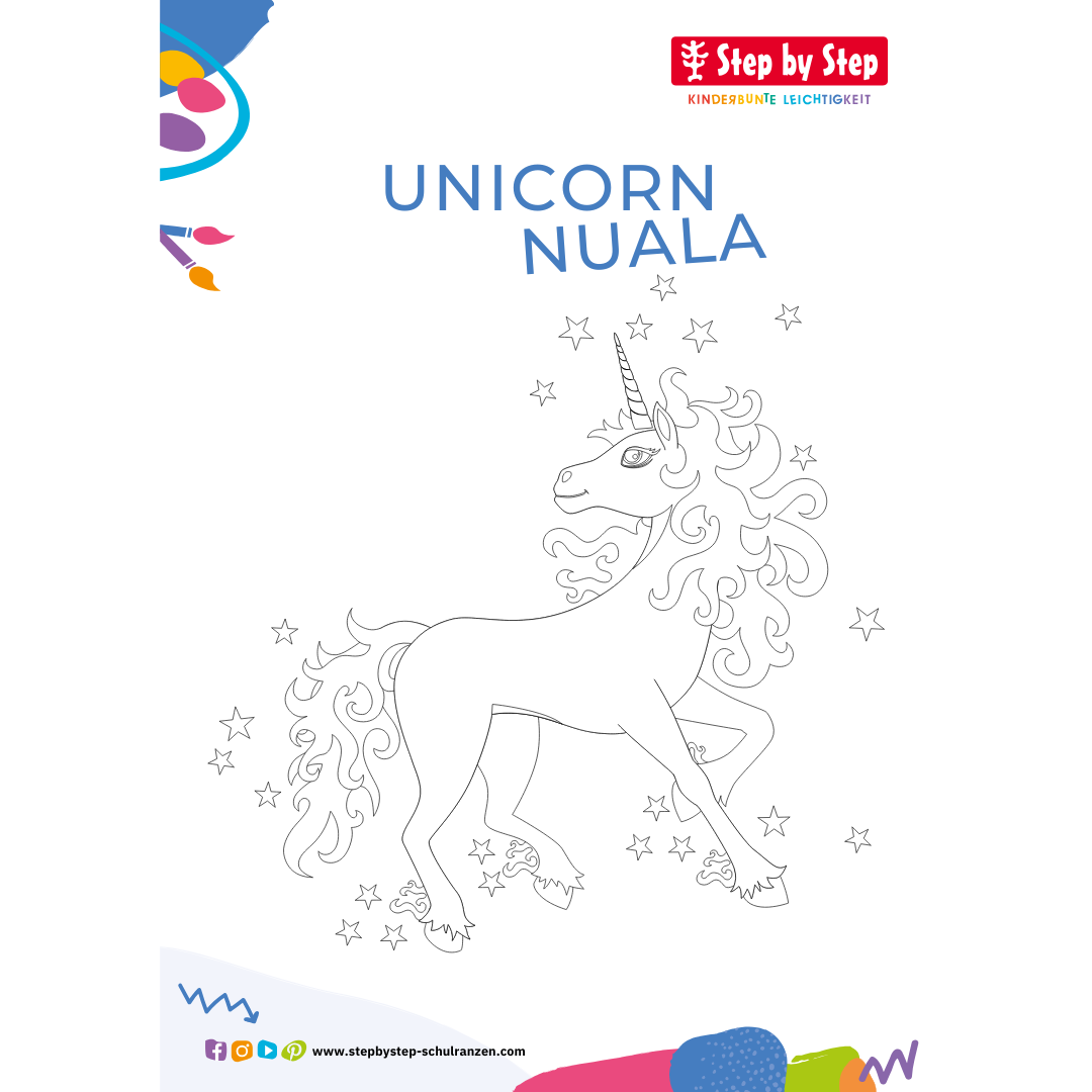 Step by Step Space Unicorn Nuala