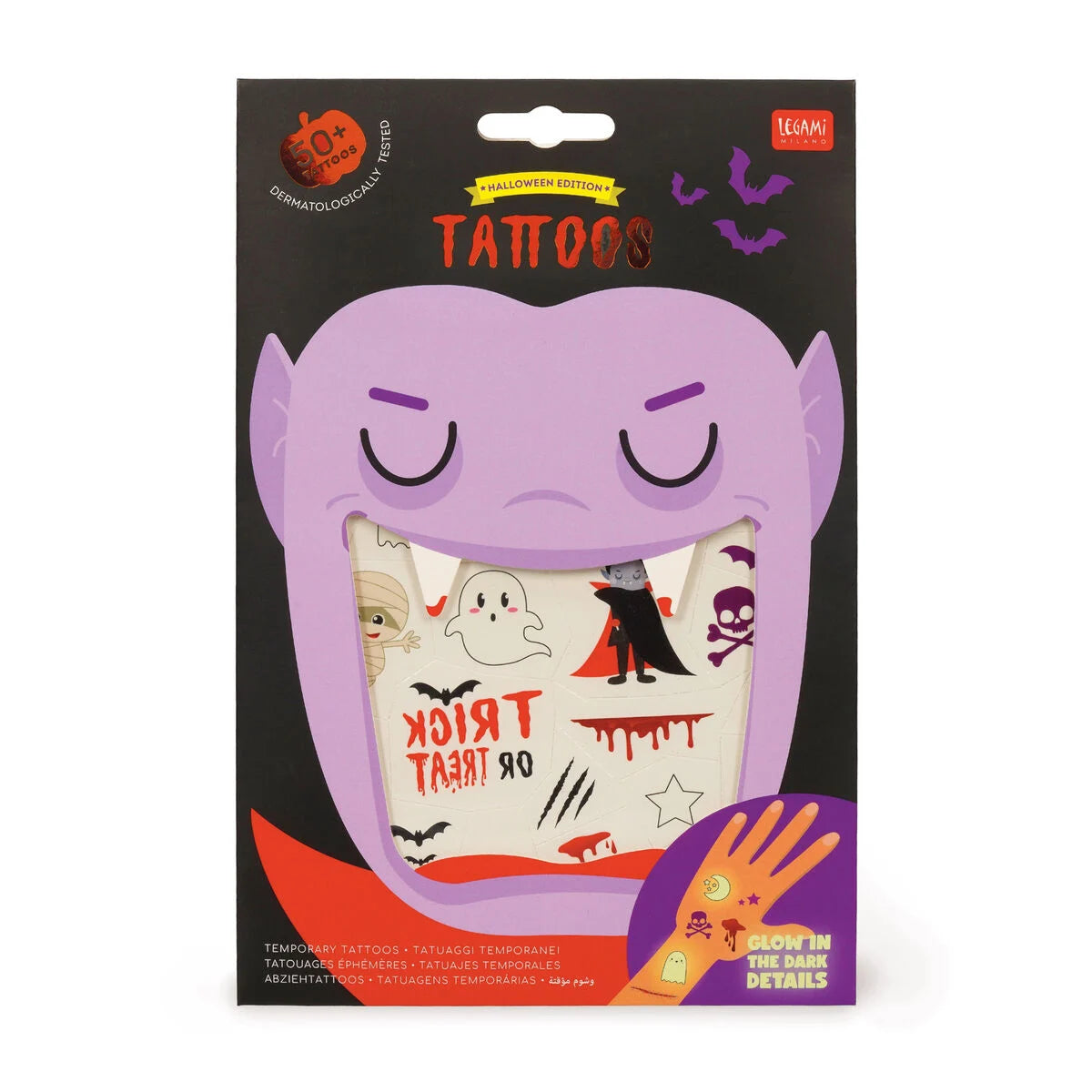 Legami Abziehtattoos – Halloween Tattoos